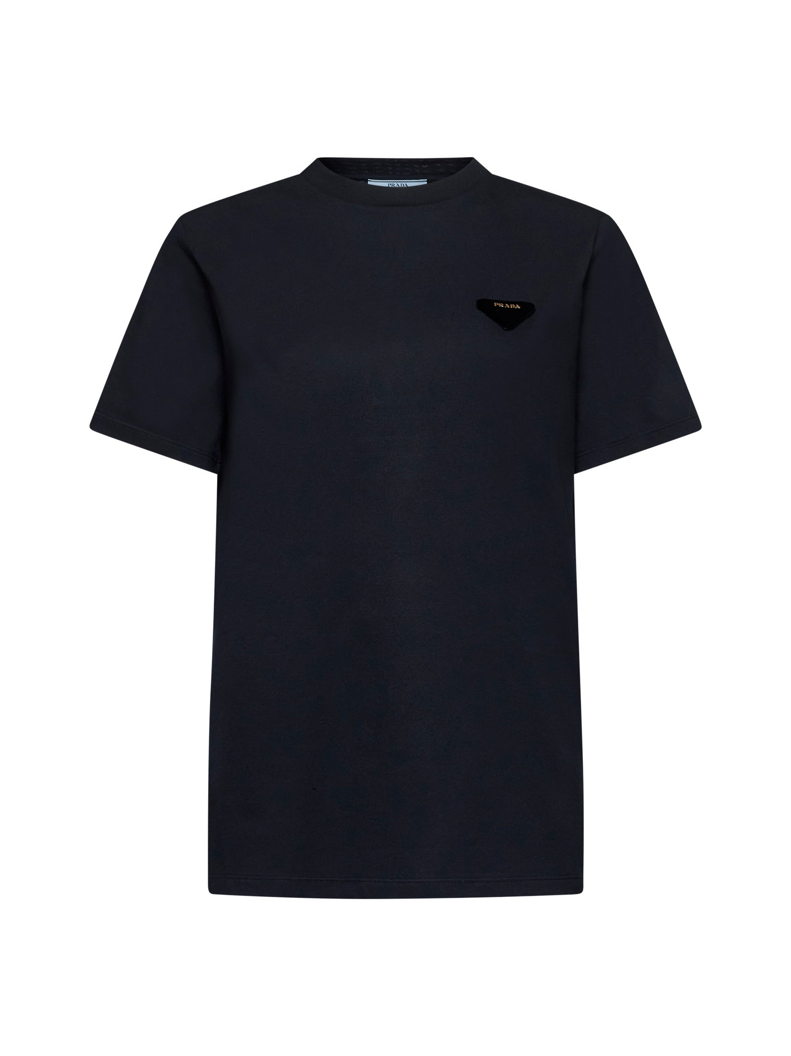 Prada Abbigliamento Women Logo Cotton T-Shirt PRADA