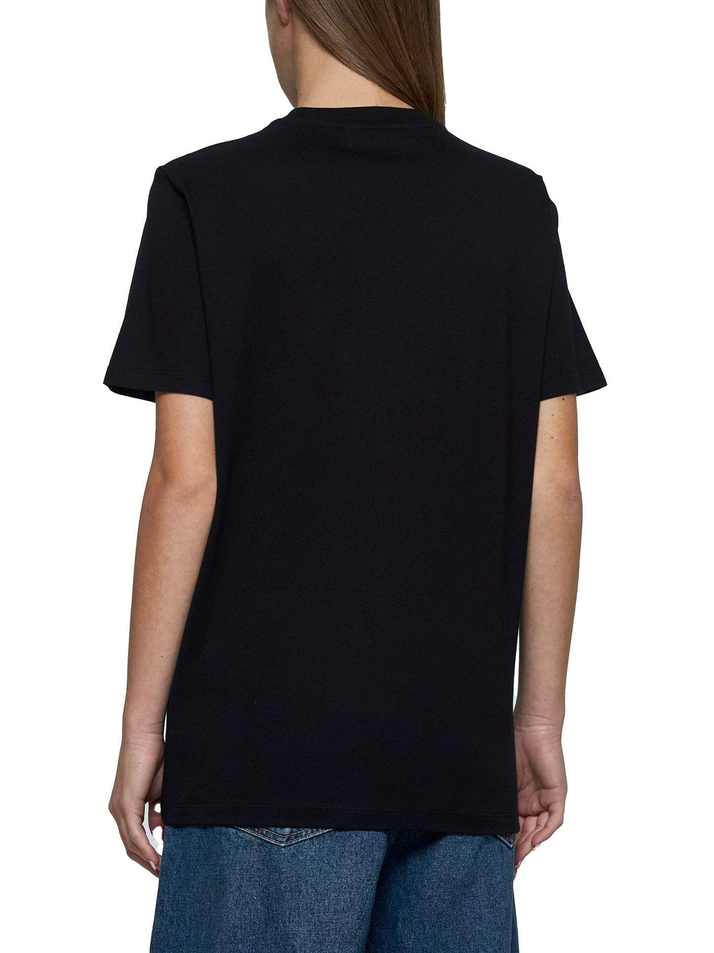 Prada Abbigliamento Women Logo Cotton T-Shirt PRADA