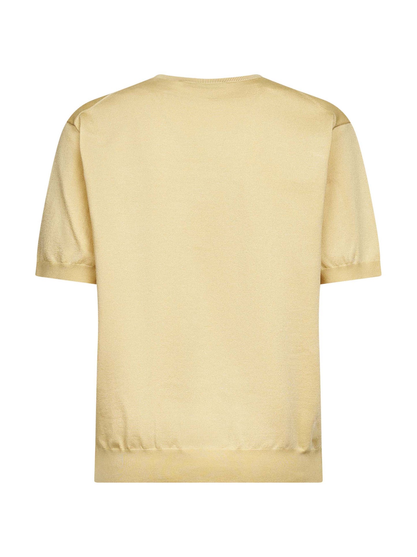 Prada Abbigliamento Women Cream Cotton And Silk Sweater PRADA
