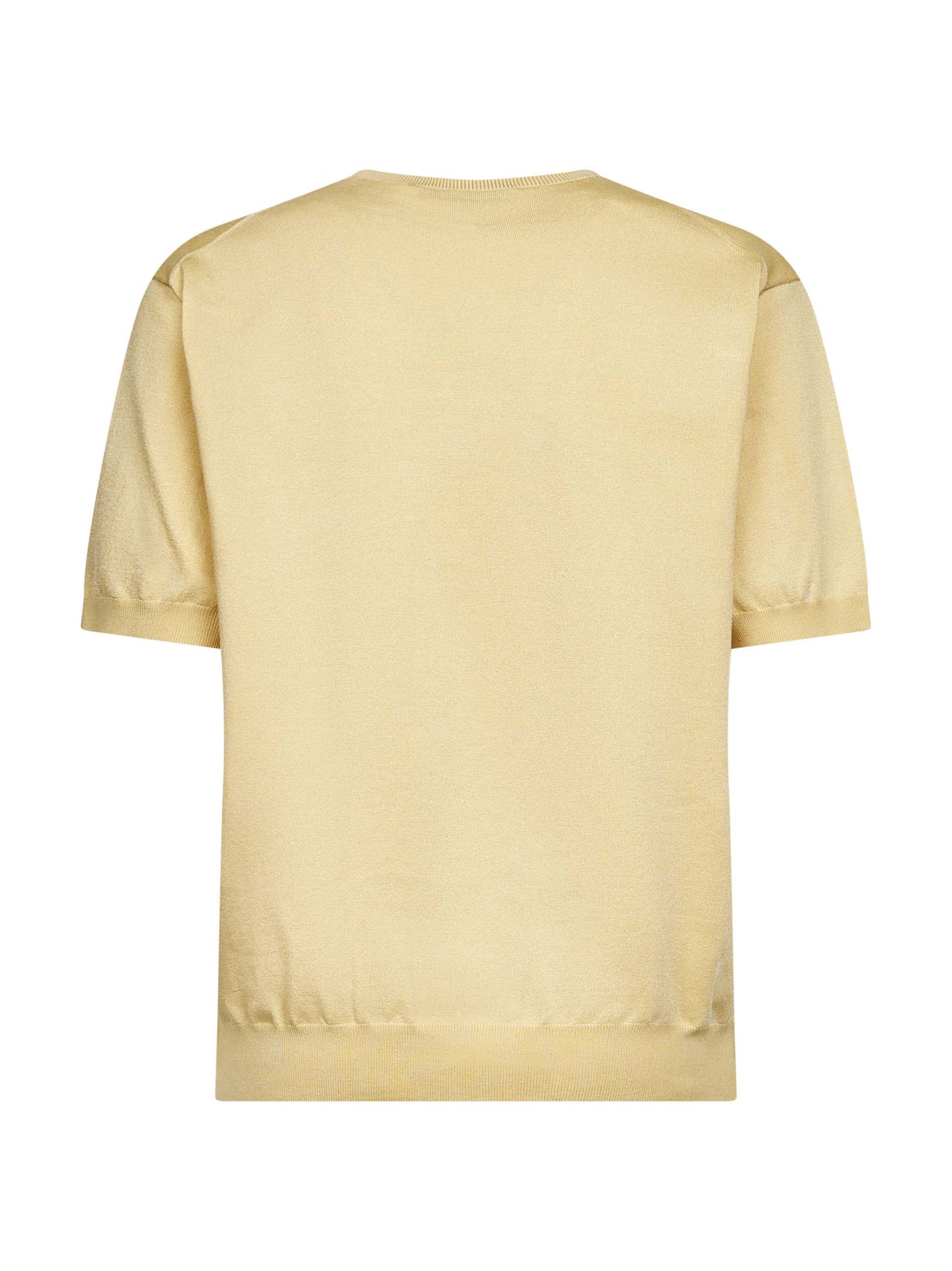 Prada Abbigliamento Women Cream Cotton And Silk Sweater PRADA