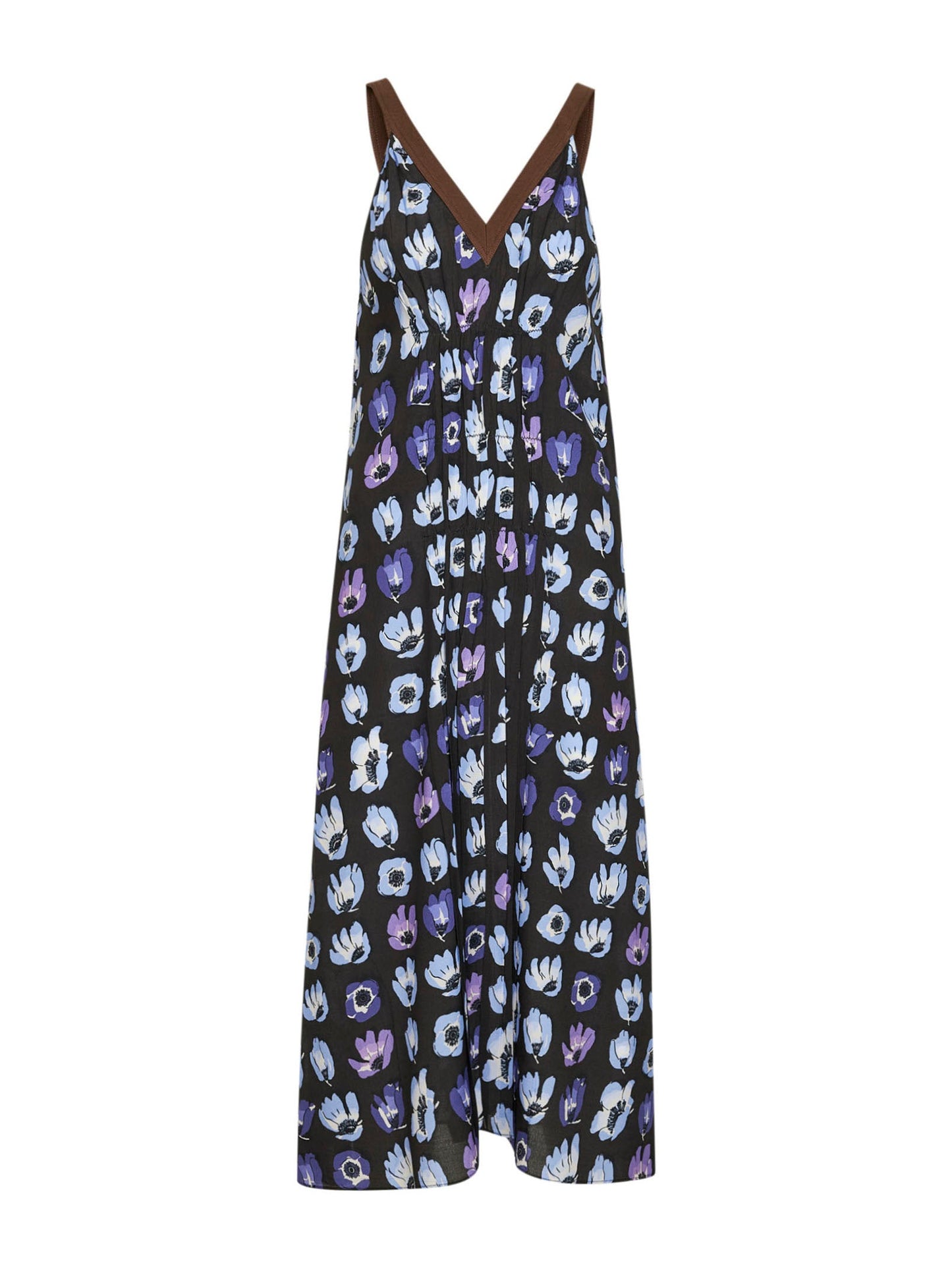Prada Abbigliamento Women Purple Viscose Printed Midi Dress PRADA