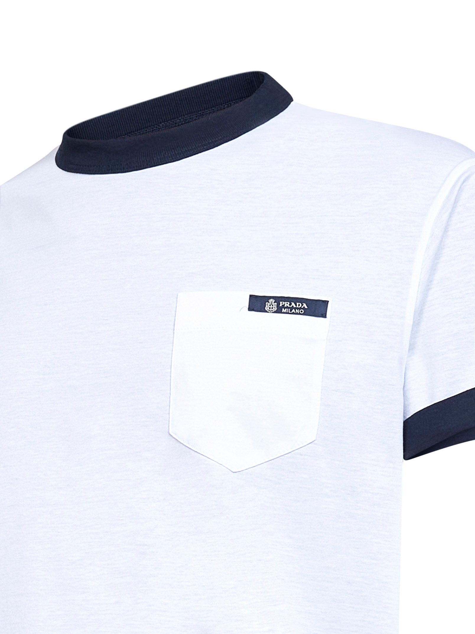 Prada Abbigliamento Men Reversible Cotton T-Shirt PRADA