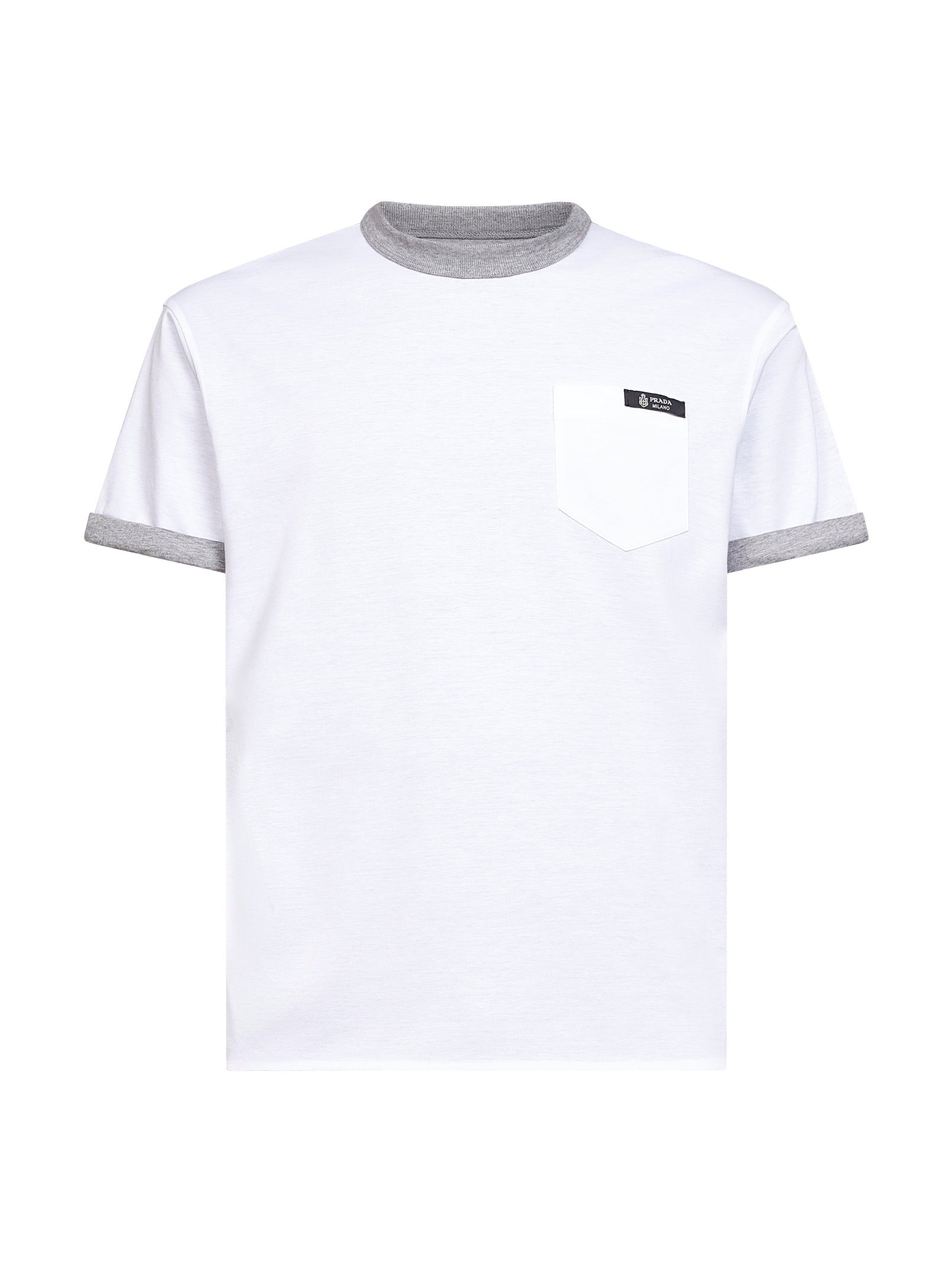 Prada Abbigliamento Men Reversible Cotton T-Shirt PRADA