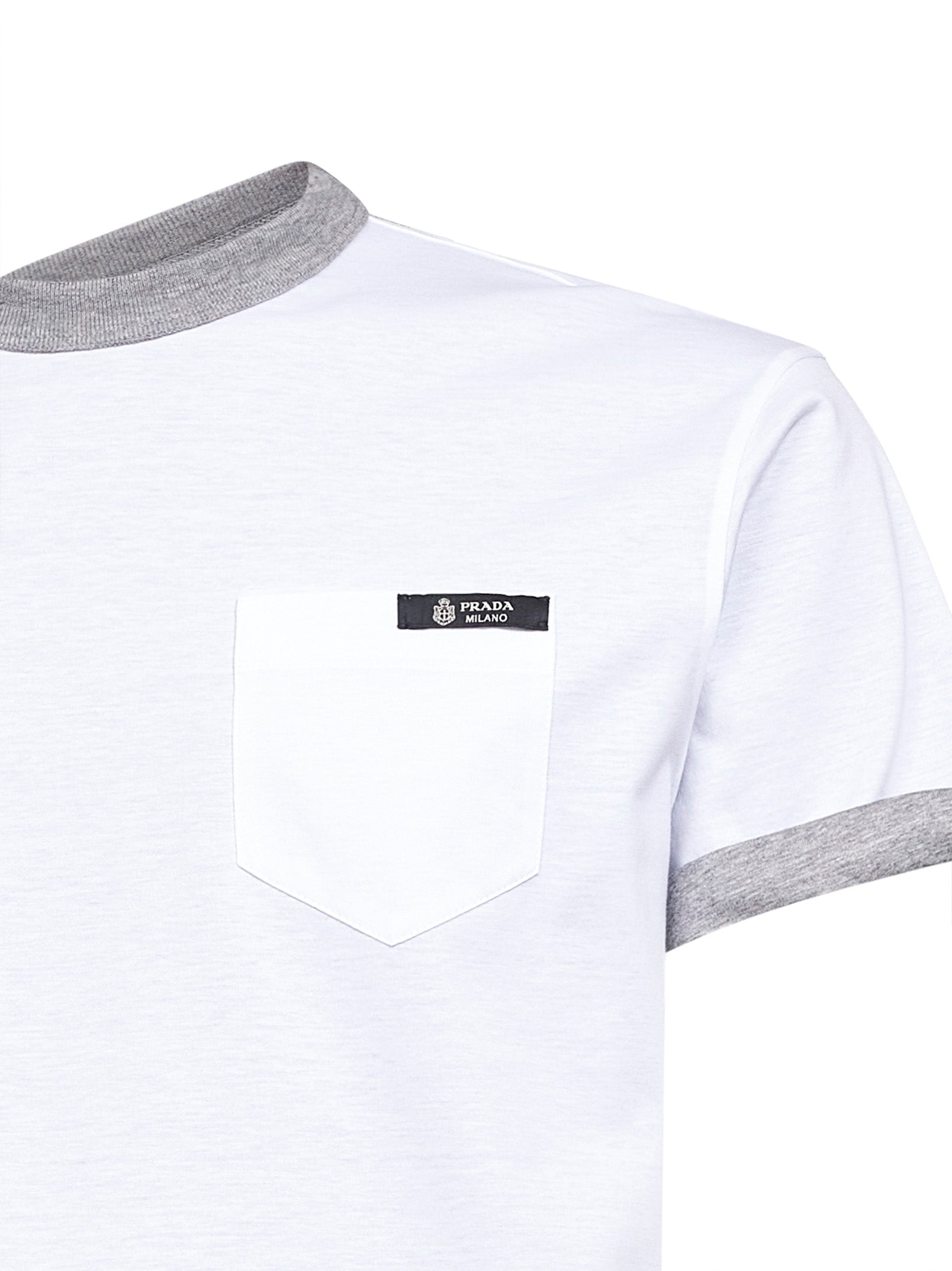 Prada Abbigliamento Men Reversible Cotton T-Shirt PRADA