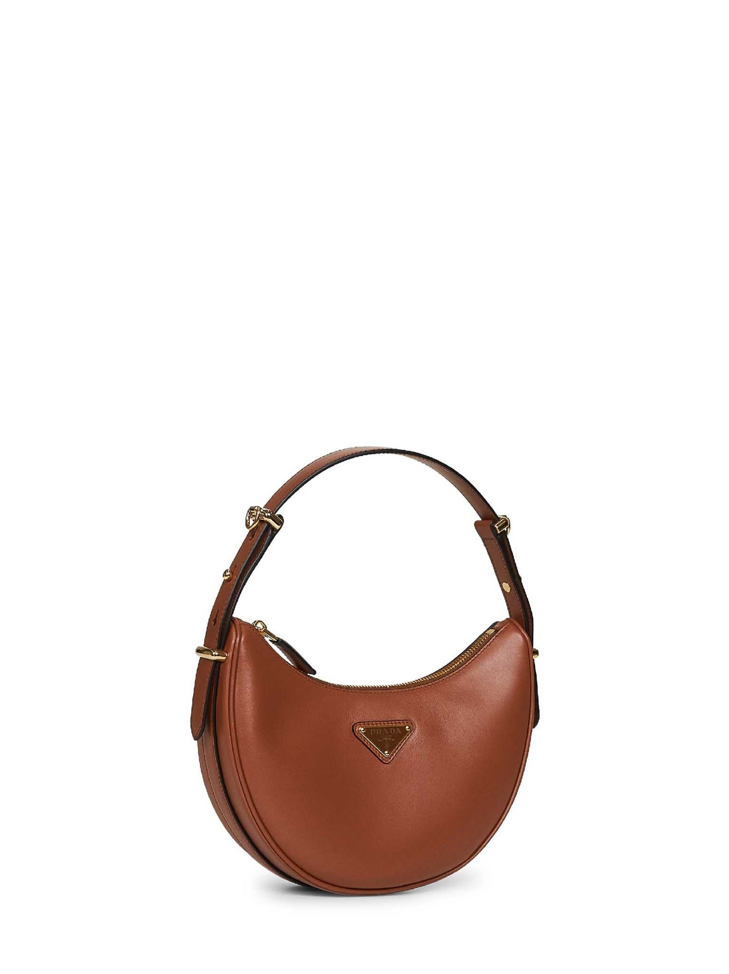 Prada Borse Women Cognac Prada Arqué Small Shoulder Bag PRADA