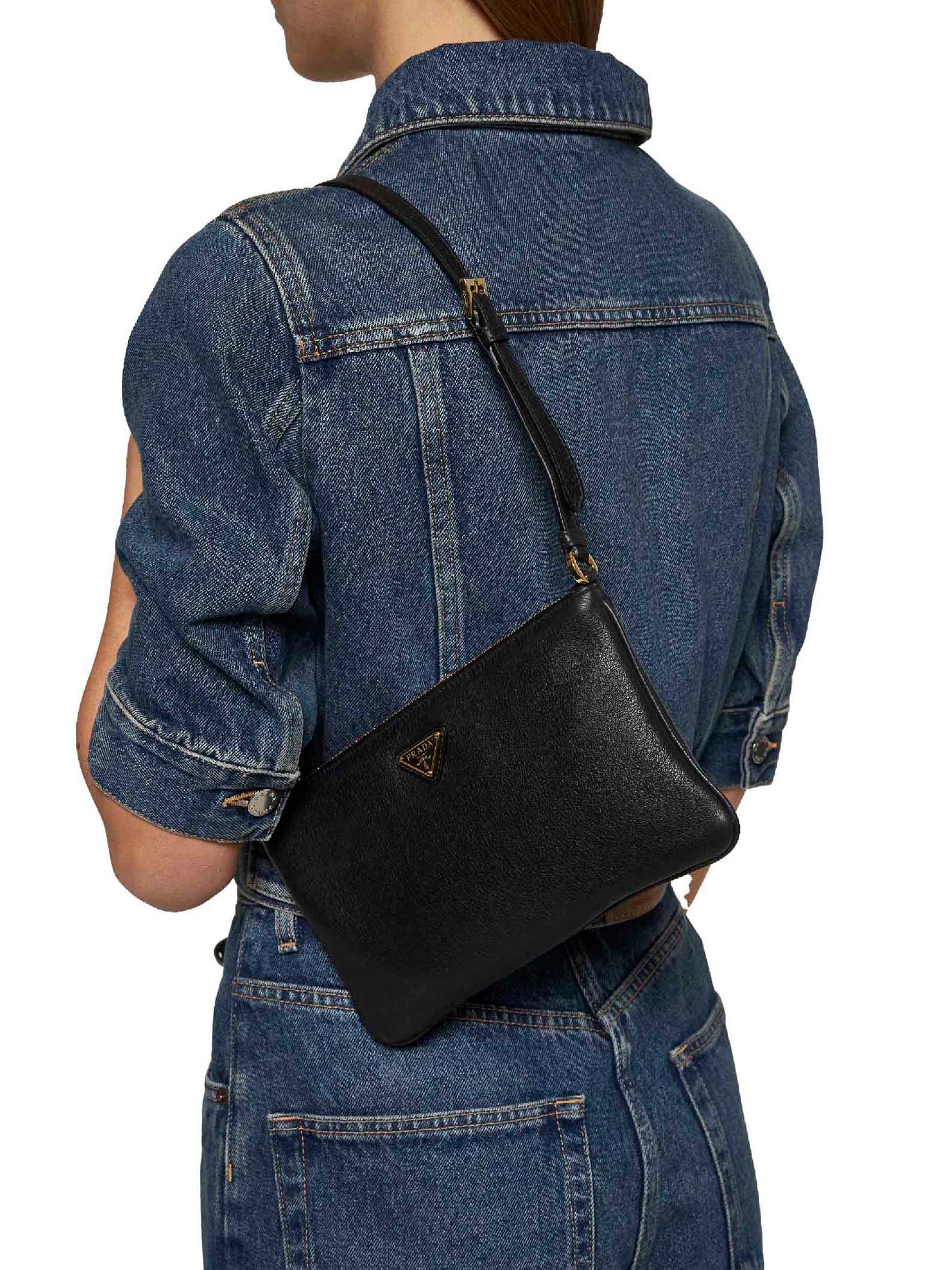 Prada Borse Women Black Shoulder Bag PRADA