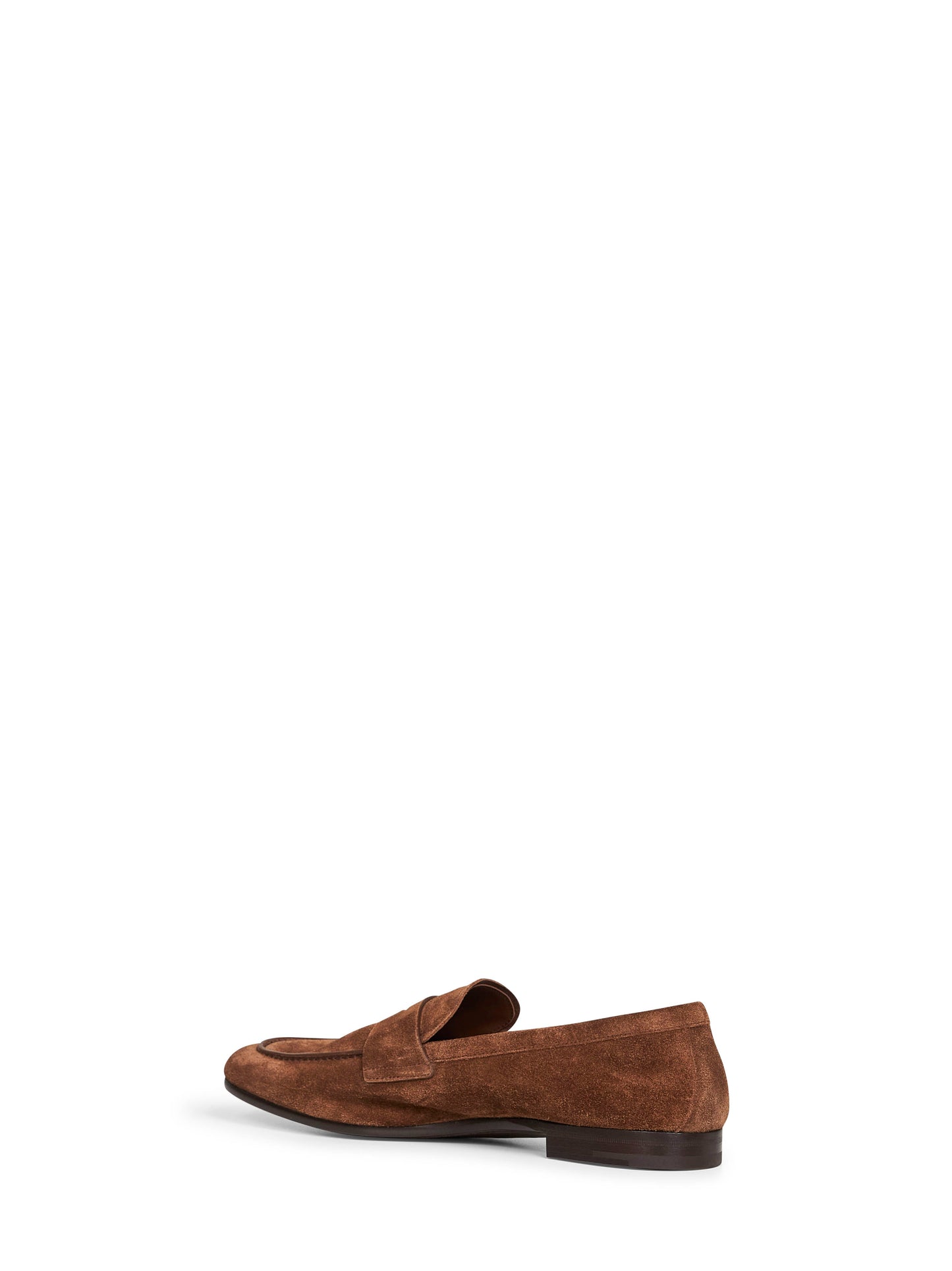 Prada Calzature Men Cocoa Suede Loafers PRADA