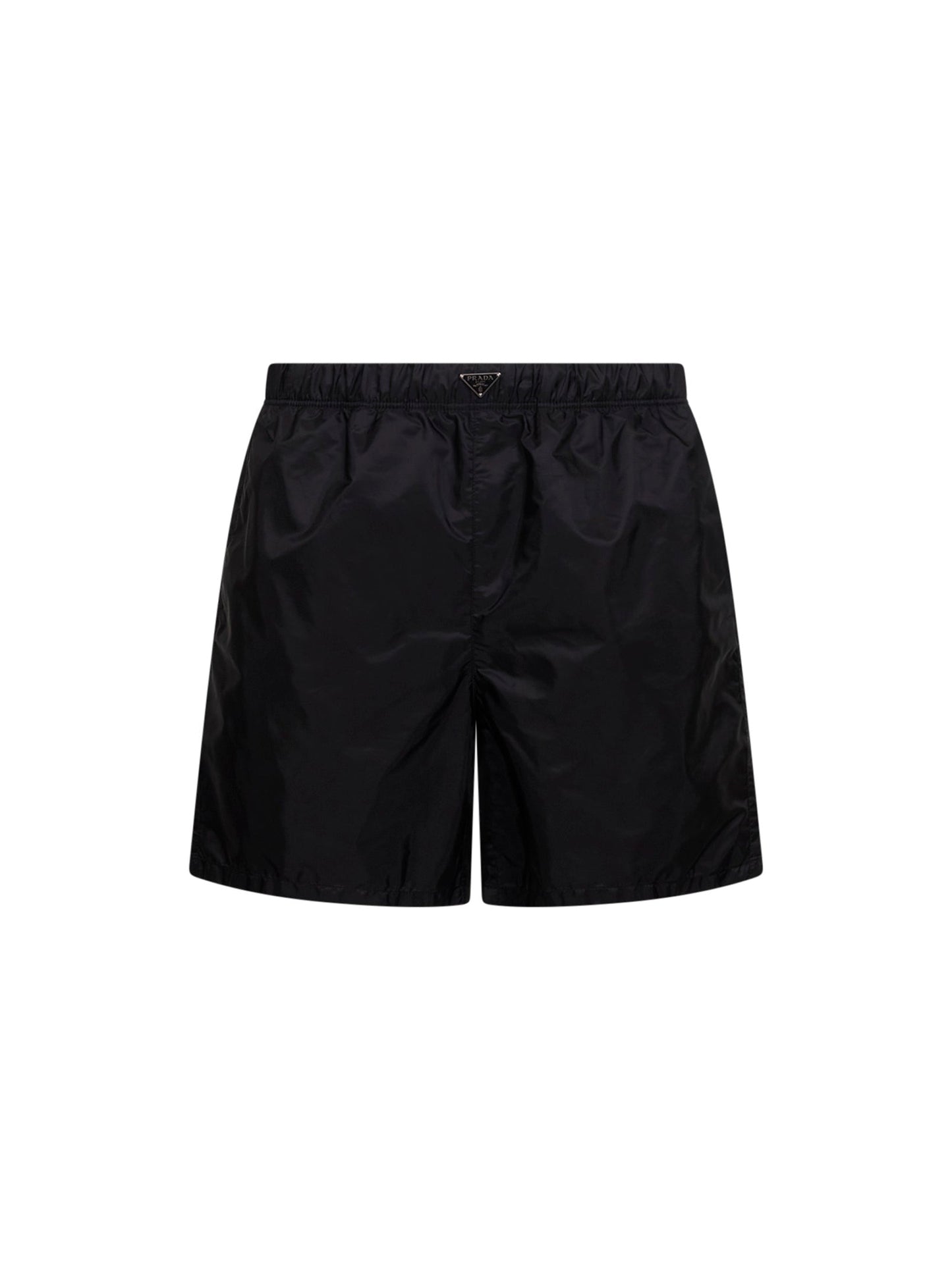 Prada Varie Men Black Re-Nylon Swim Shorts PRADA
