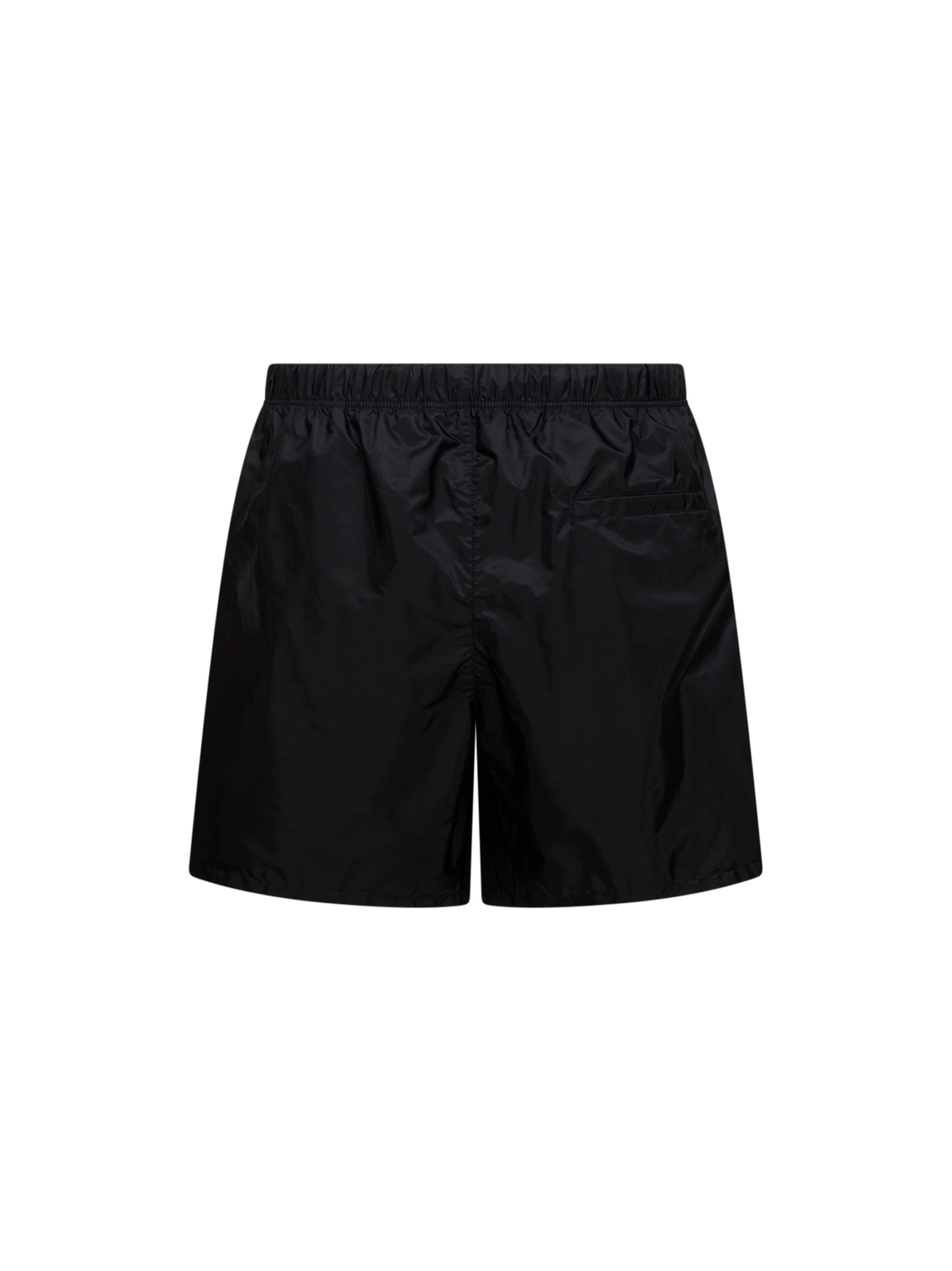Prada Varie Men Black Re-Nylon Swim Shorts PRADA