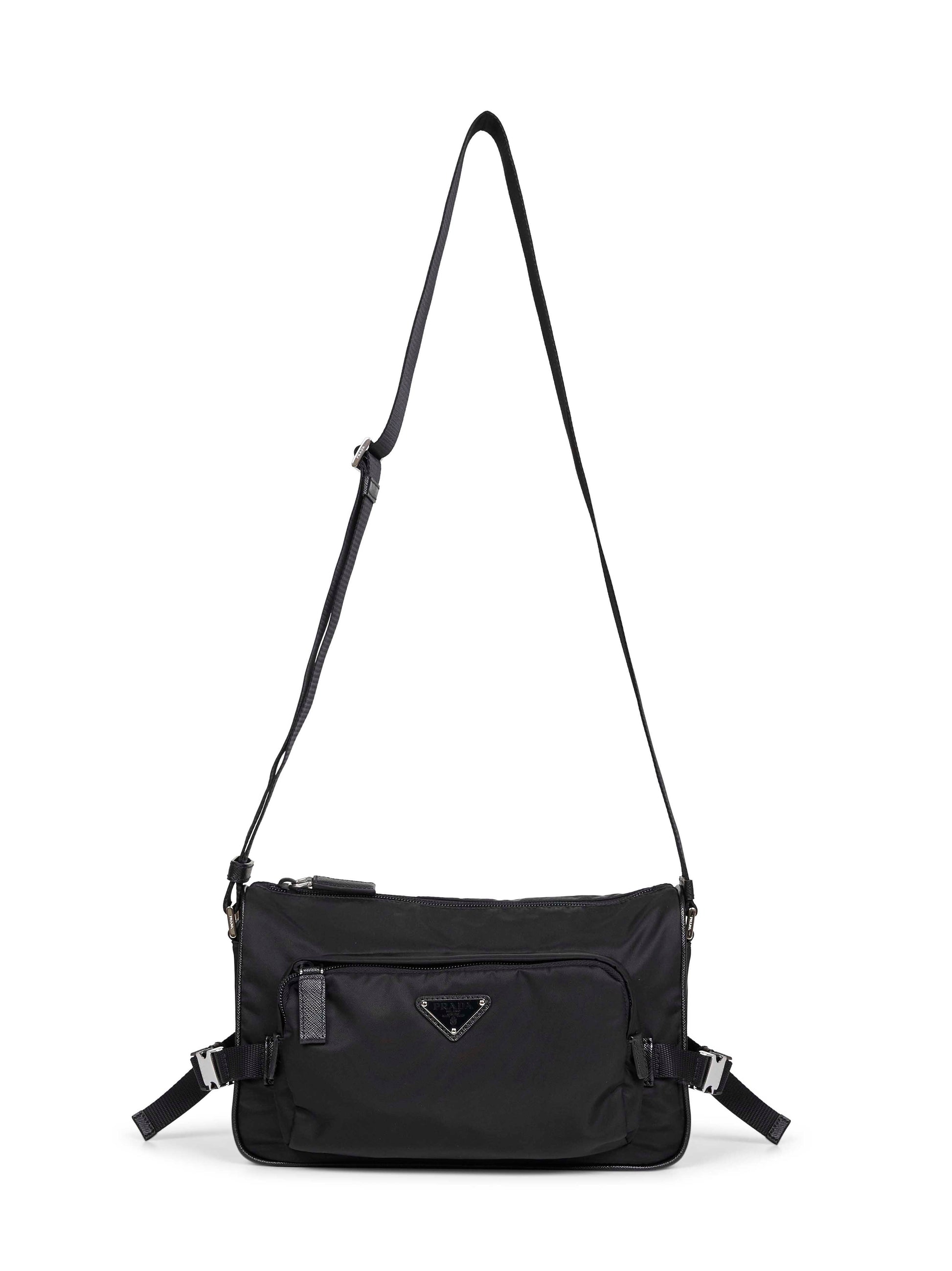 Prada Viaggio Men Black Medium Crossbody Bag PRADA