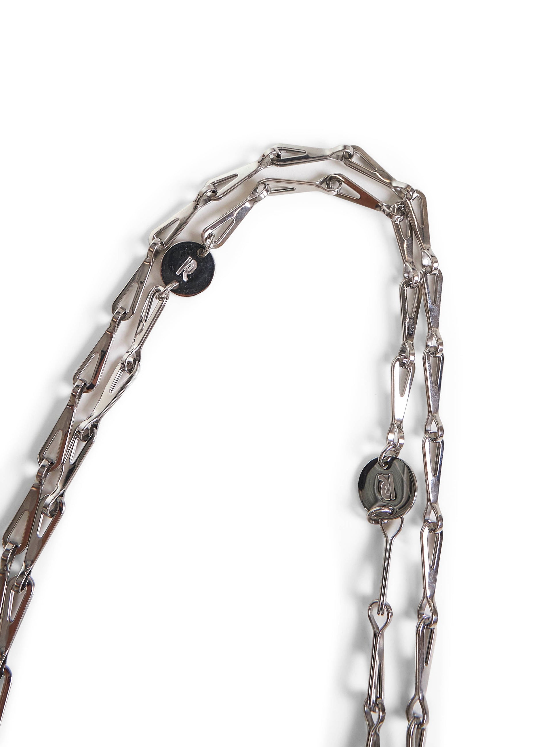 Rabanne Women Silver Silver Sparkle Discs Nano Shoulder Bag PACO RABANNE