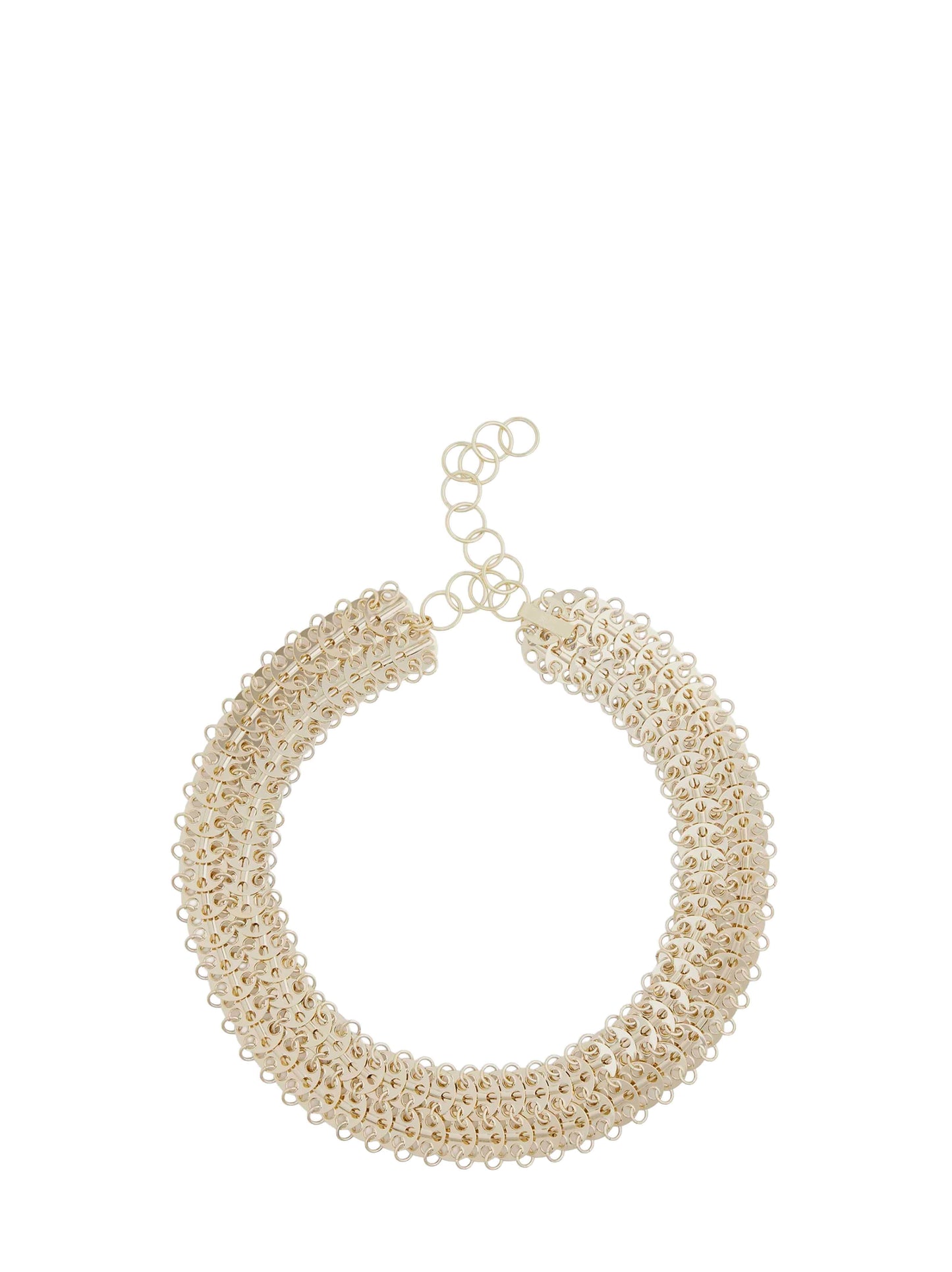 Rabanne Women Light Gold Metal Discs 1969 Jewel Belt <Br/> PACO RABANNE