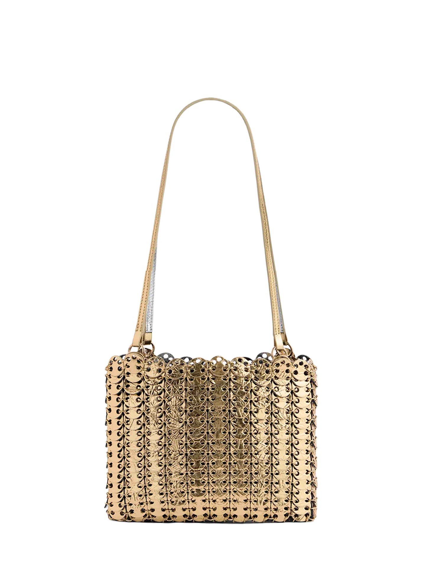 Rabanne Women Gold And Silver 1969 Flip Bag Reversible Shoulder Bag PACO RABANNE