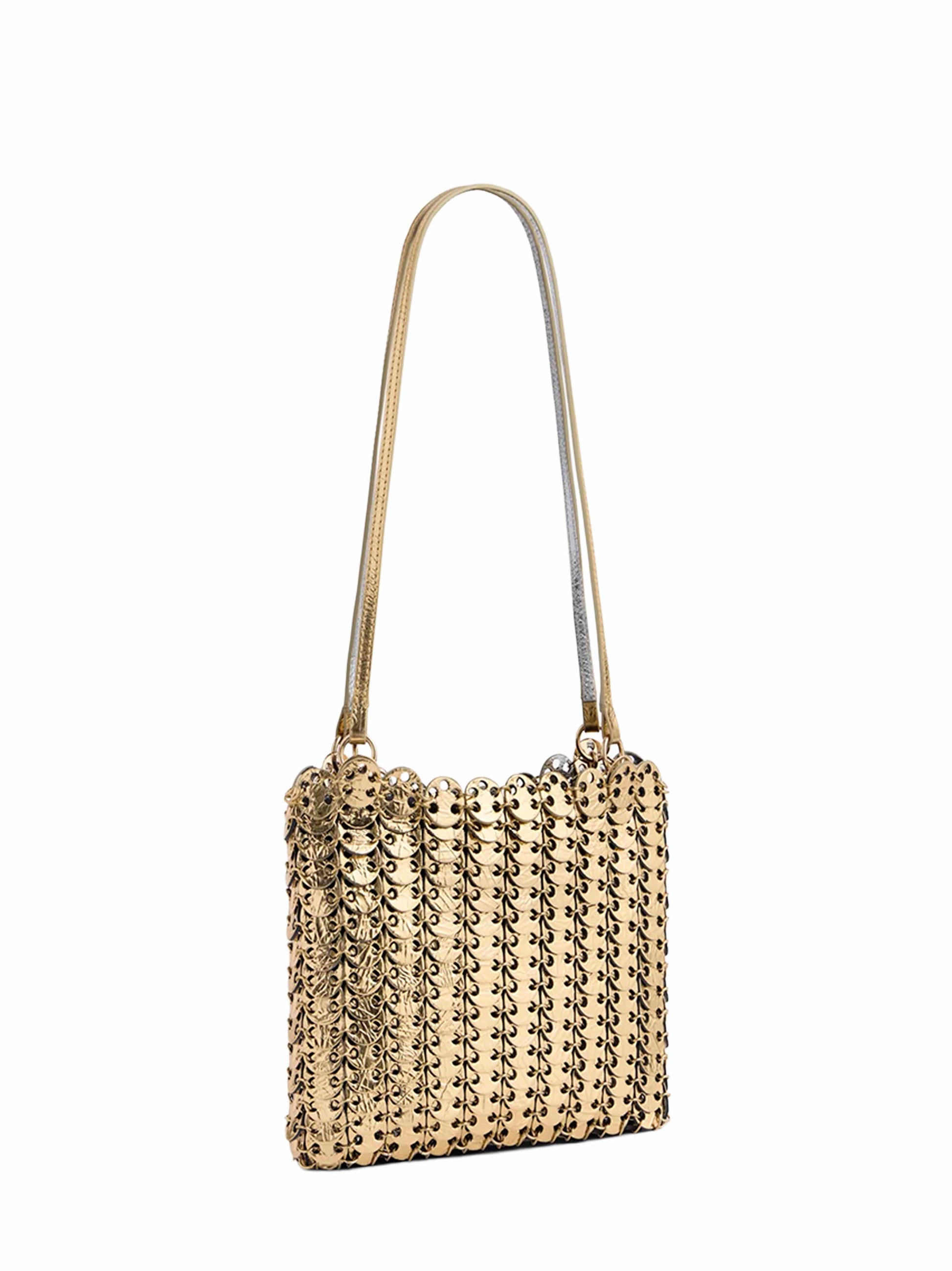 Rabanne Women Gold And Silver 1969 Flip Bag Reversible Shoulder Bag PACO RABANNE