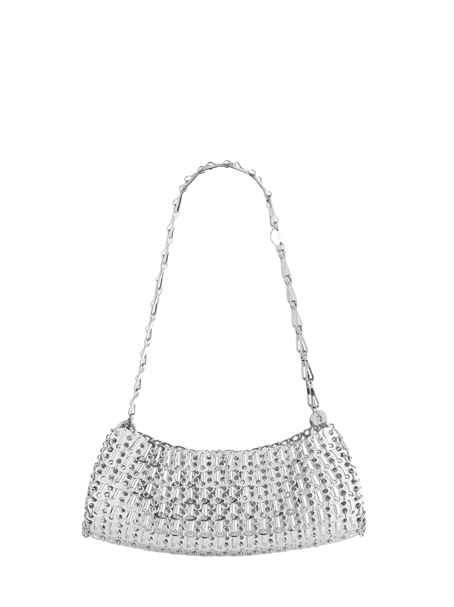 Rabanne Women Silver 1969 Clutch Shoulder Bag PACO RABANNE