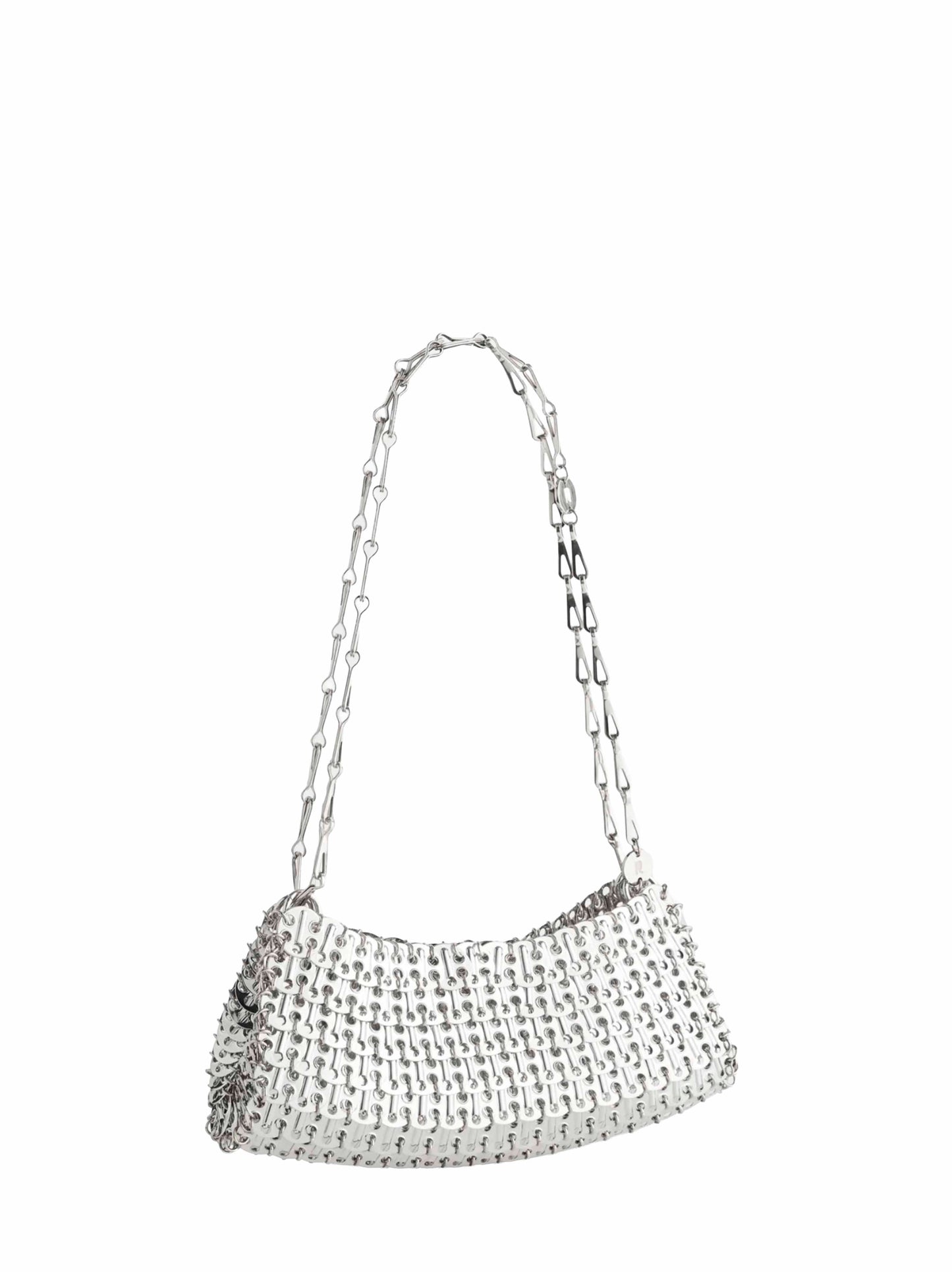 Rabanne Women Silver 1969 Clutch Shoulder Bag PACO RABANNE