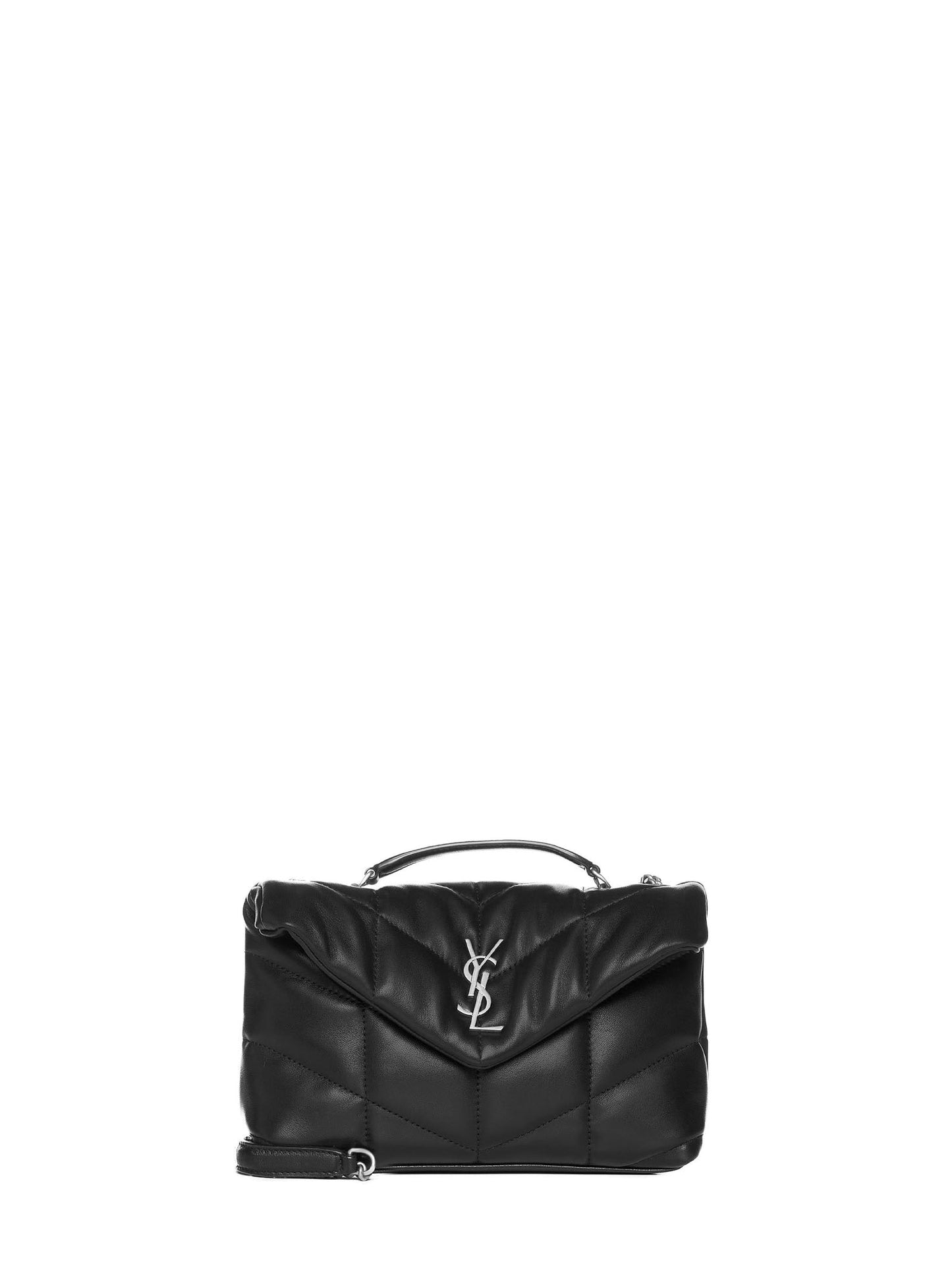 Saint Laurent Women Puffer Toy Quilted Leather Mini Bag