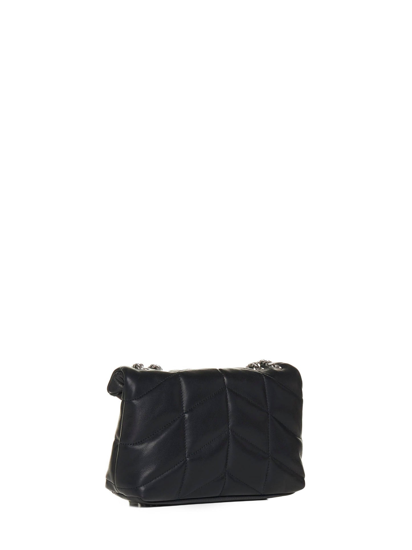 Saint Laurent Women Puffer Toy Quilted Leather Mini Bag