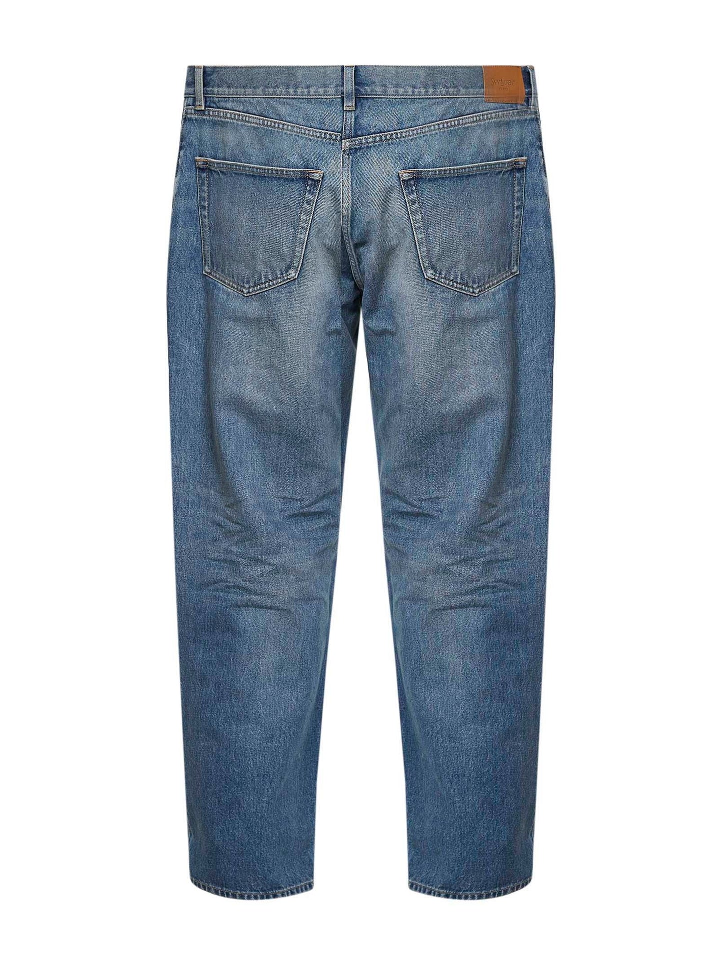 Saint Laurent Men Blue Cotton Denim Mick Long Jeans SAINT LAURENT