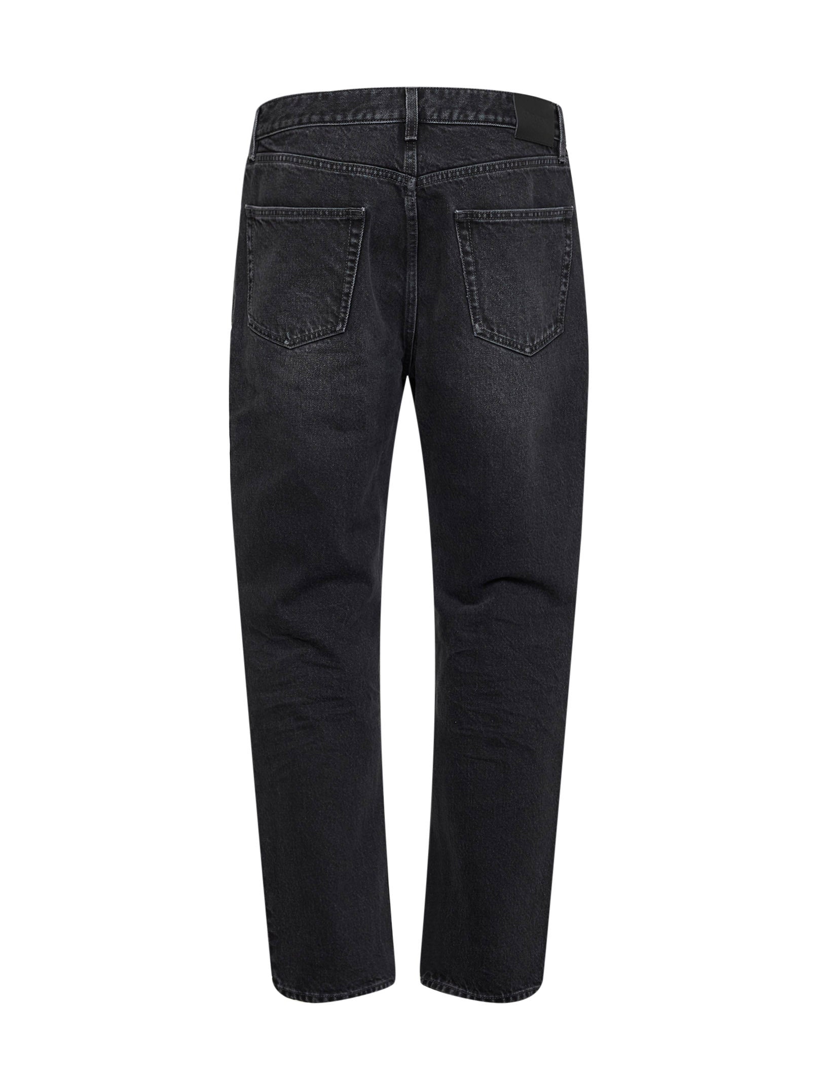 Saint Laurent Men Black Denim Mick Straight-Leg Jeans SAINT LAURENT