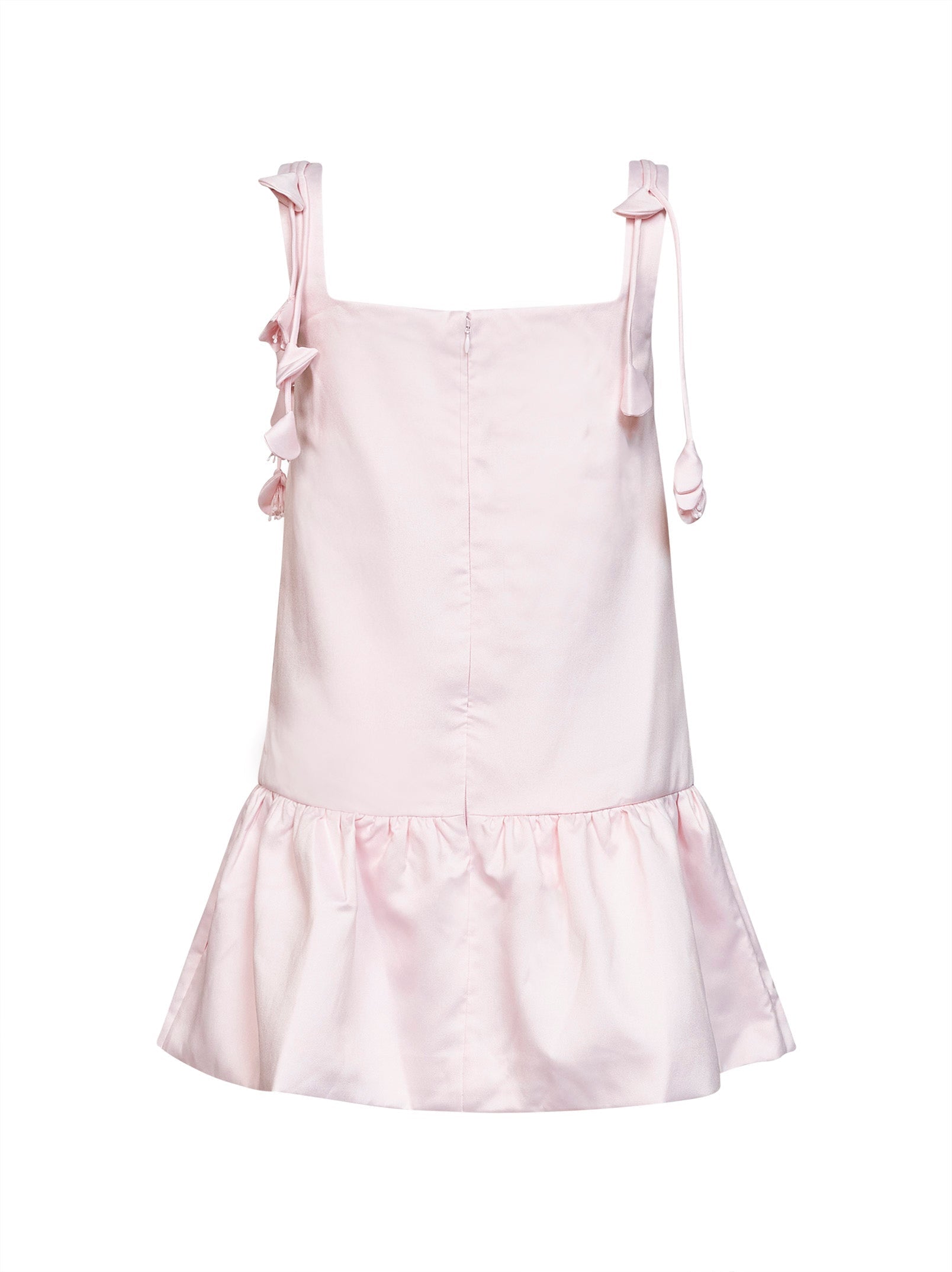 Self Portrait Women Pink Flower Taffeta Mini Dress SELF-PORTRAIT