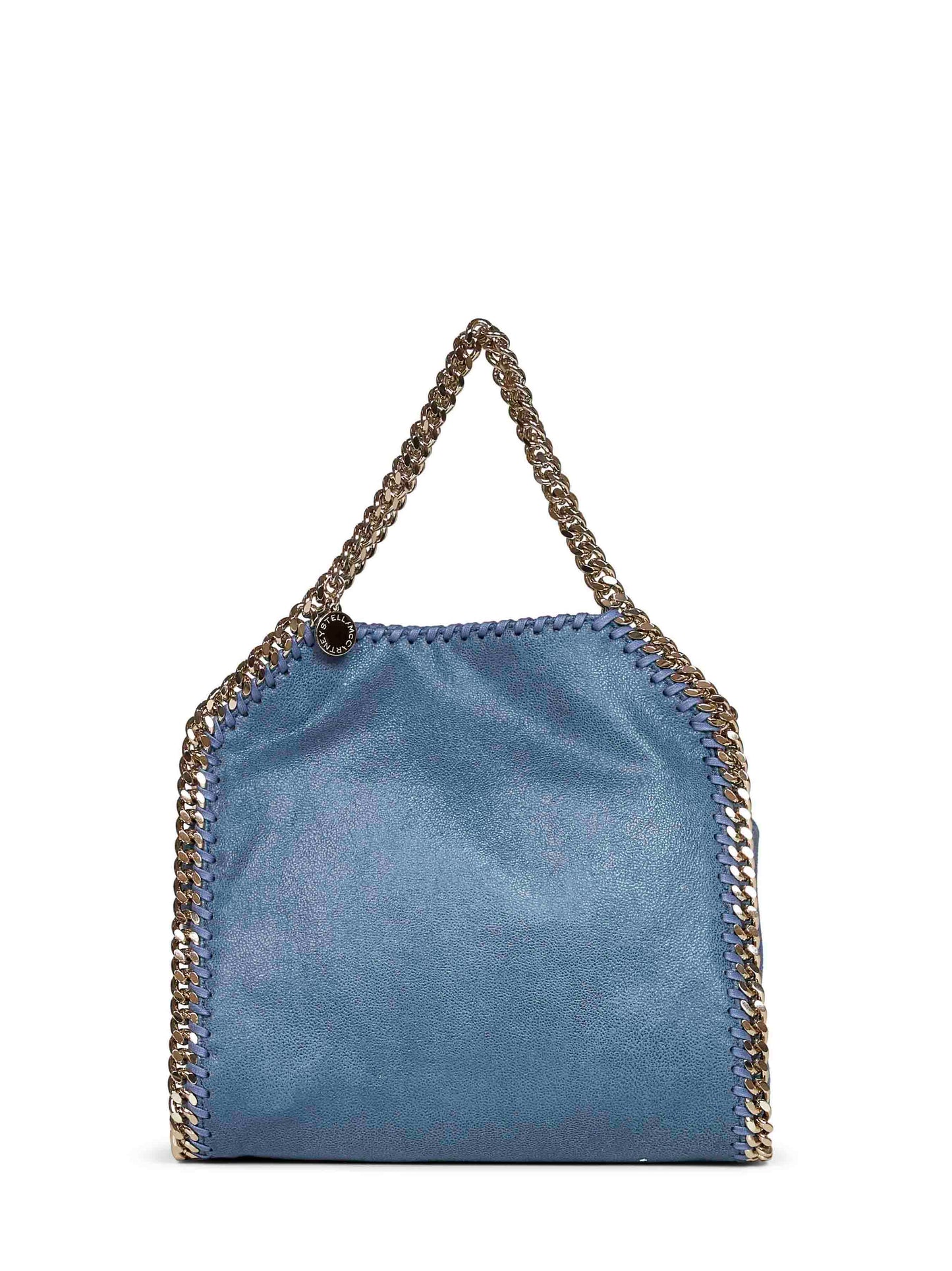 Stella Mccartney Women Feather Blue Falabella Mini Tote Bag STELLA MCCARTNEY