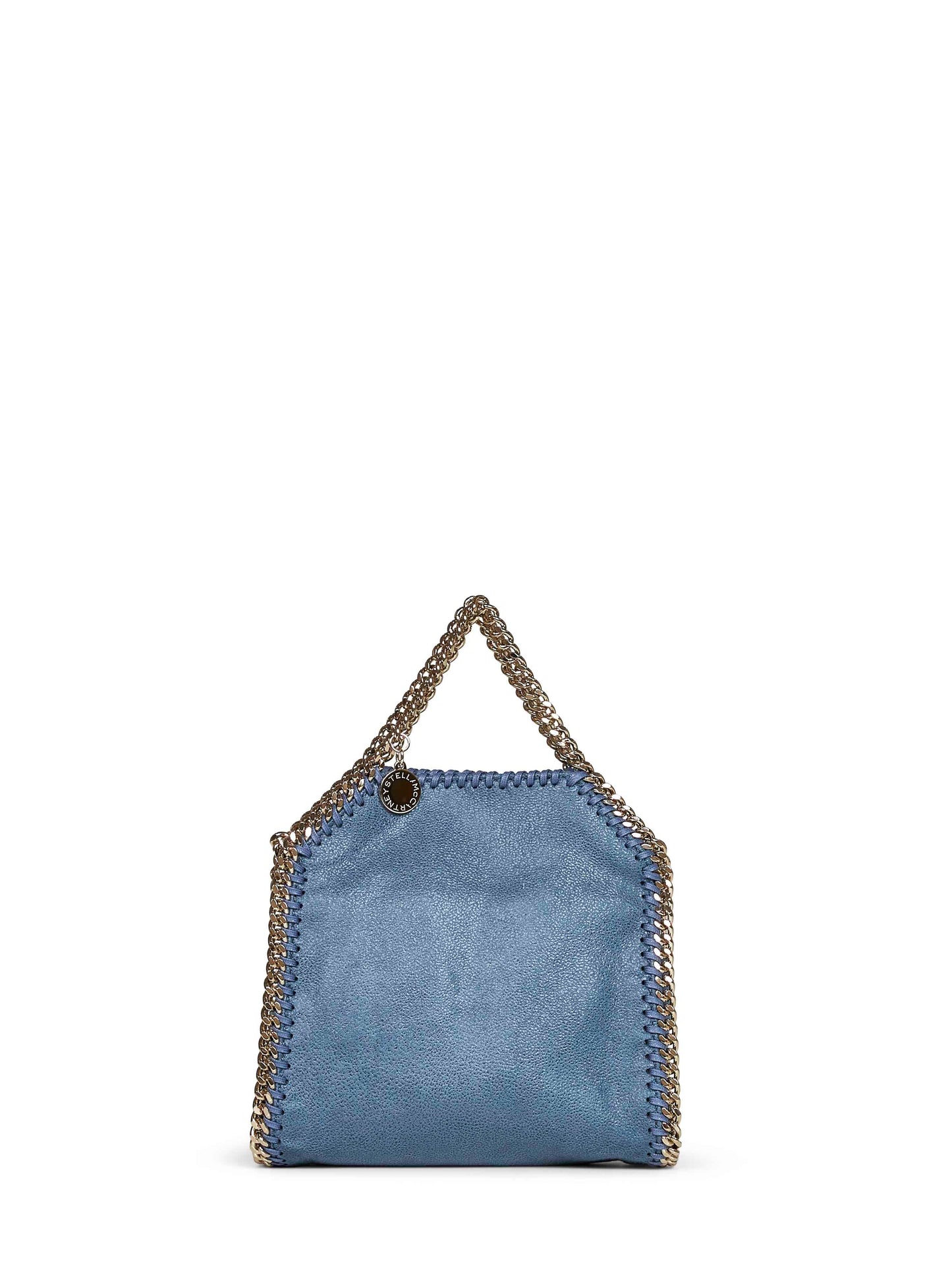 Stella Mccartney Women Feather Blue Falabella Tiny Tote Bag STELLA MCCARTNEY