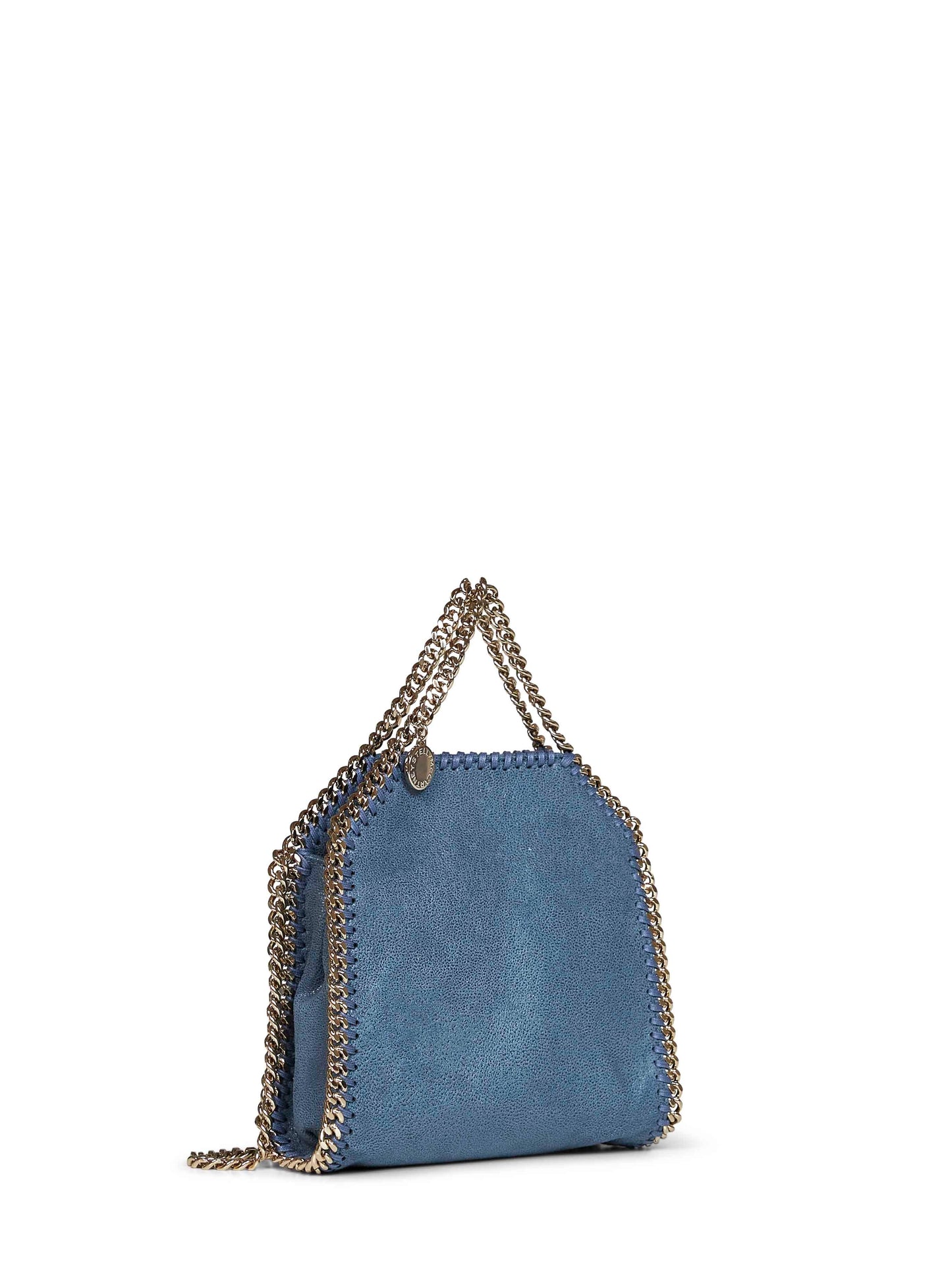 Stella Mccartney Women Feather Blue Falabella Tiny Tote Bag STELLA MCCARTNEY