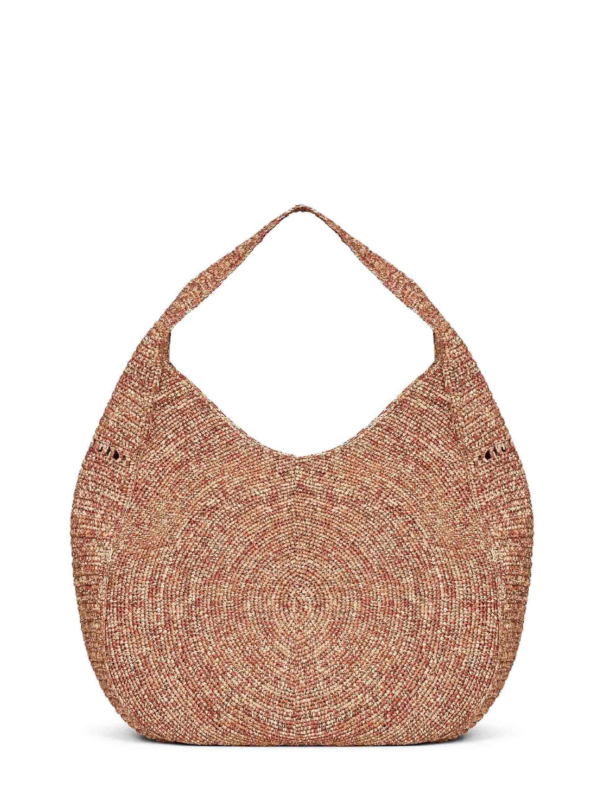 Stella Mccartney Women Beige Logo Large Crochet Hobo Bag STELLA MCCARTNEY