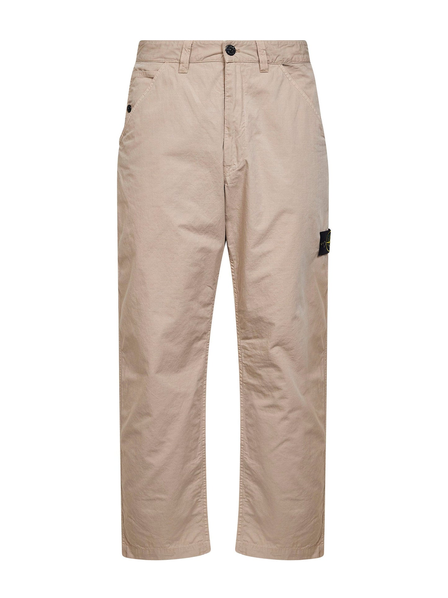 Stone Island Men Desert Ripstop Straight-Leg Trousers STONE ISLAND