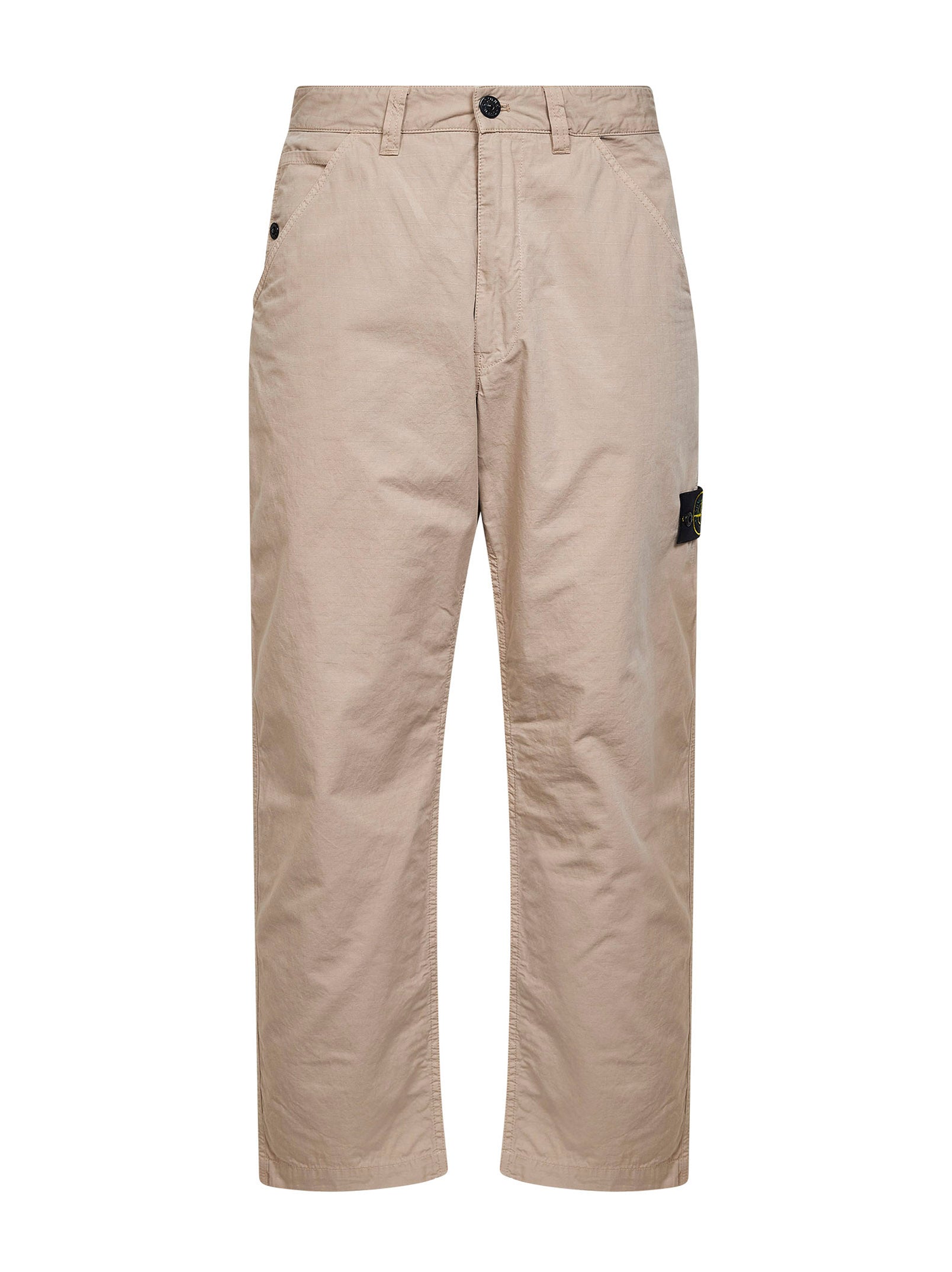Stone Island Men Desert Ripstop Straight-Leg Trousers STONE ISLAND