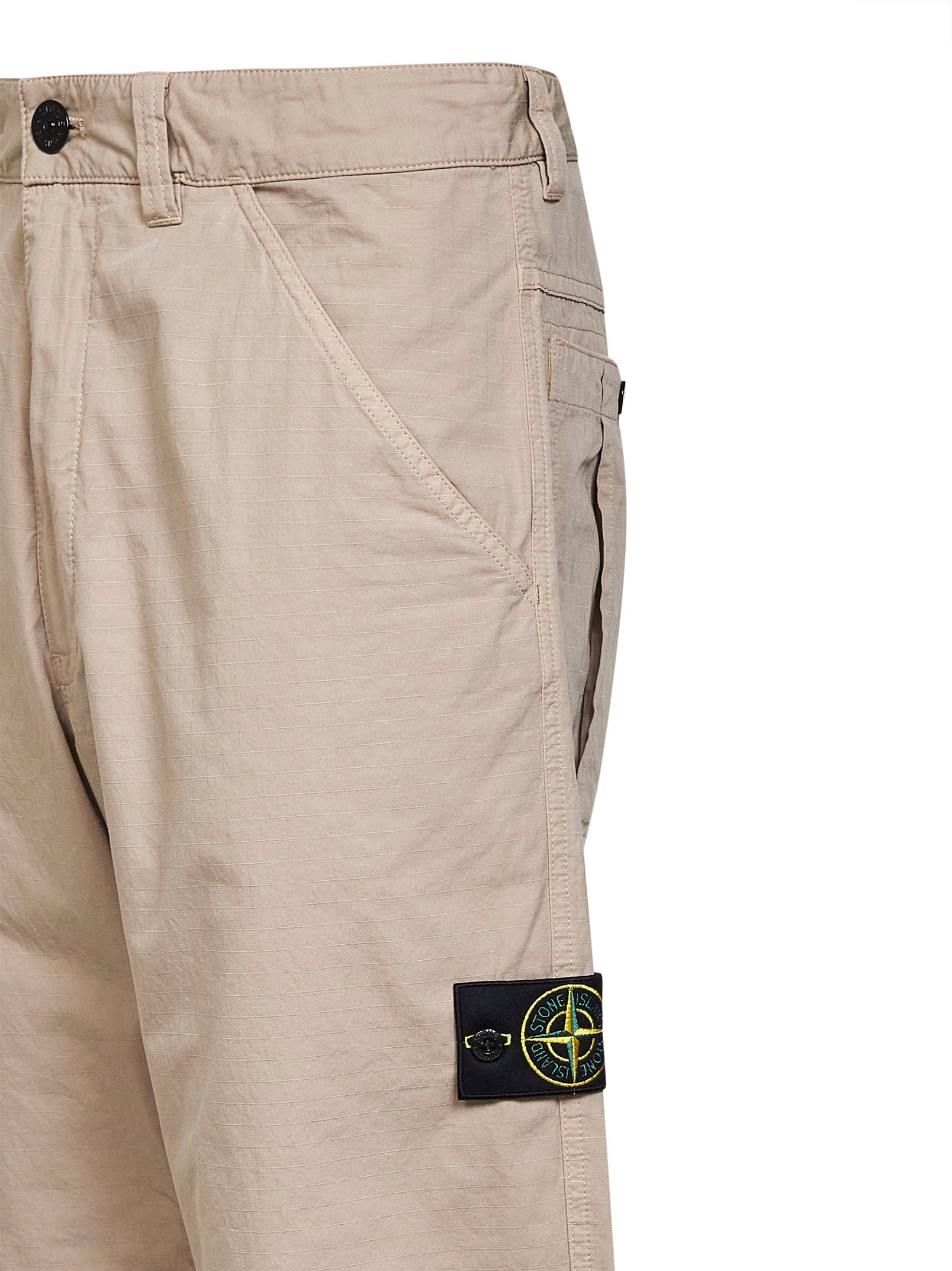 Stone Island Men Desert Ripstop Straight-Leg Trousers STONE ISLAND
