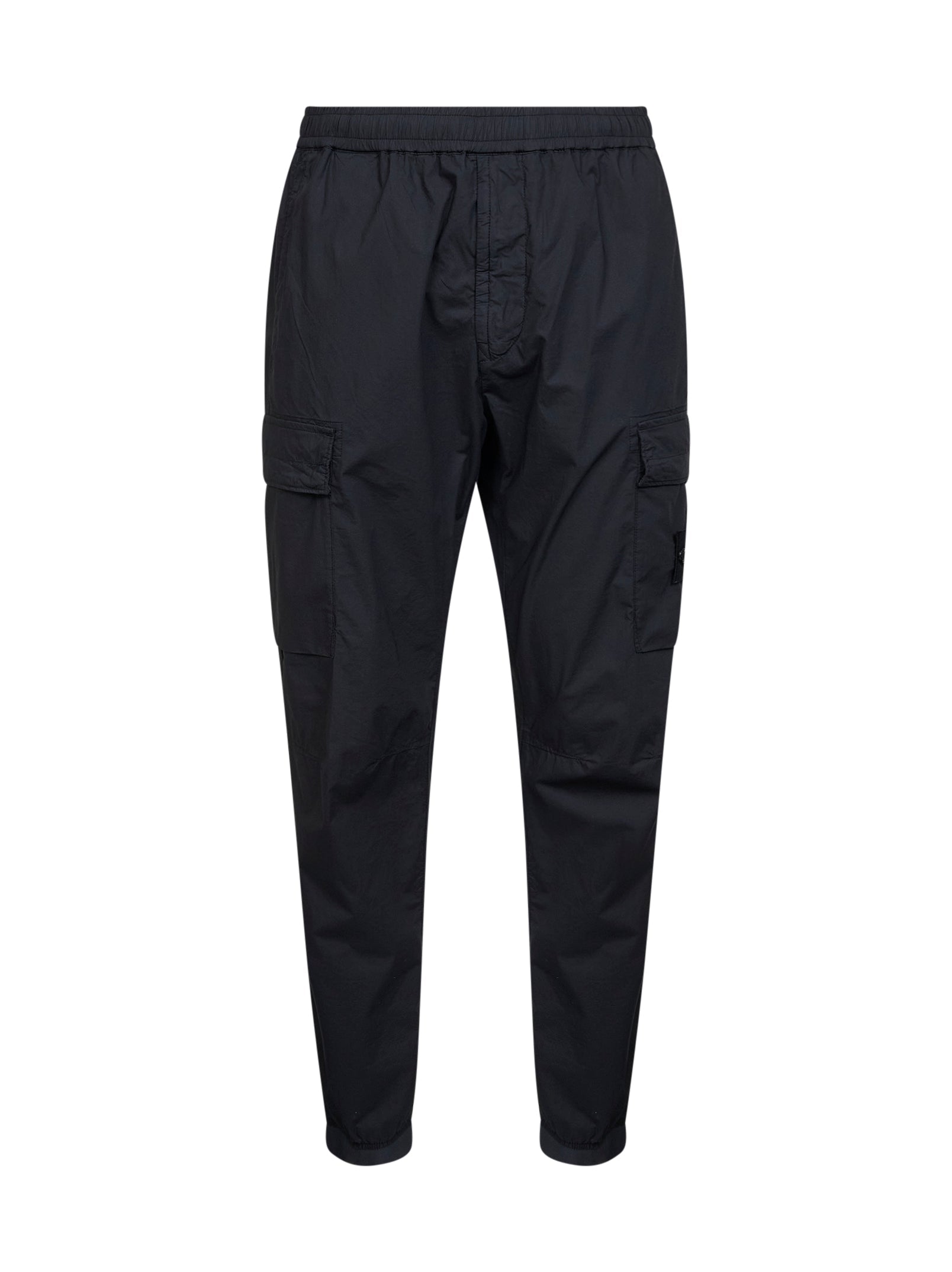 Stone Island Men Blue "Parachute" Canvas Cargo Trousers STONE ISLAND