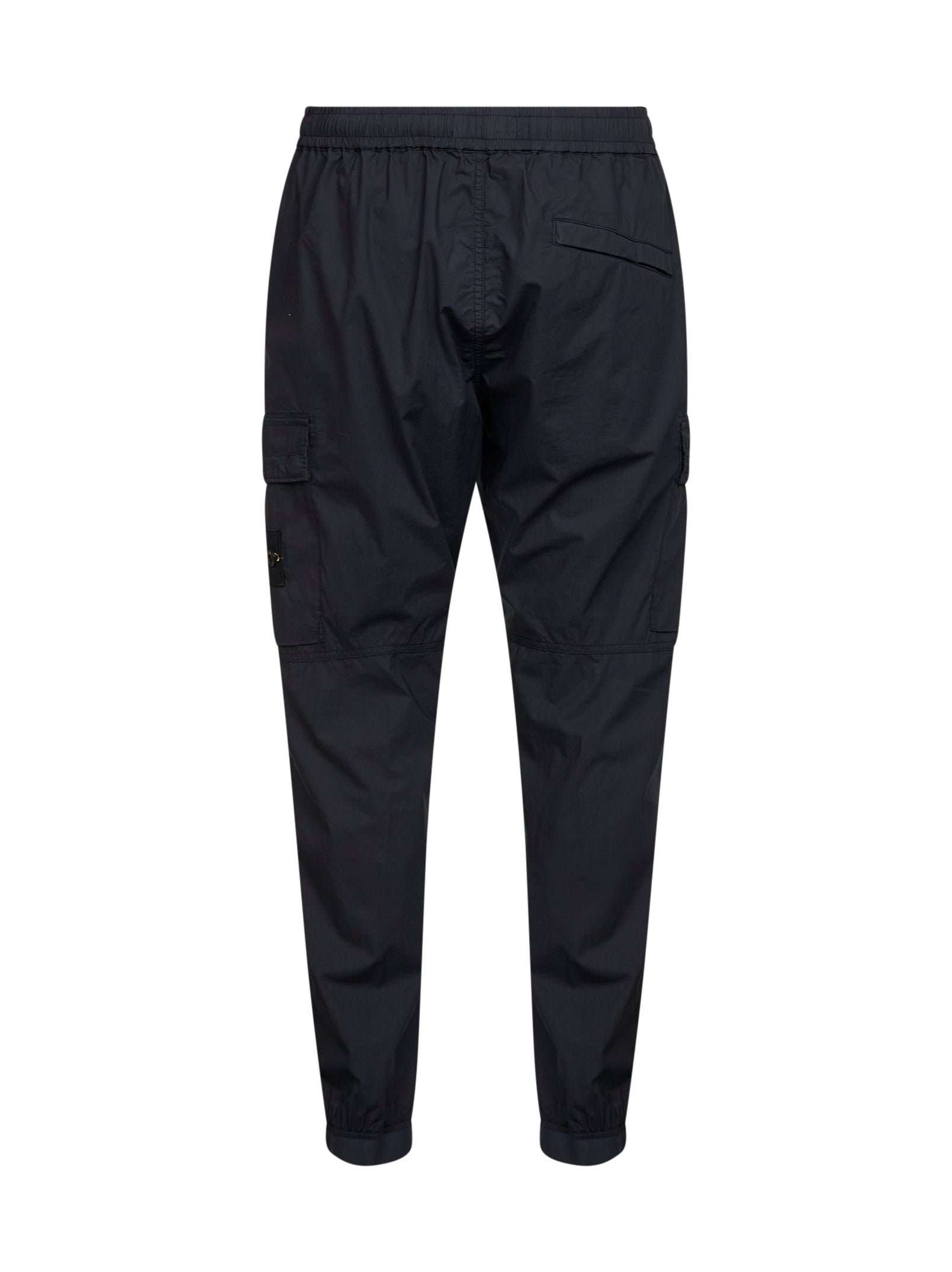 Stone Island Men Blue "Parachute" Canvas Cargo Trousers STONE ISLAND