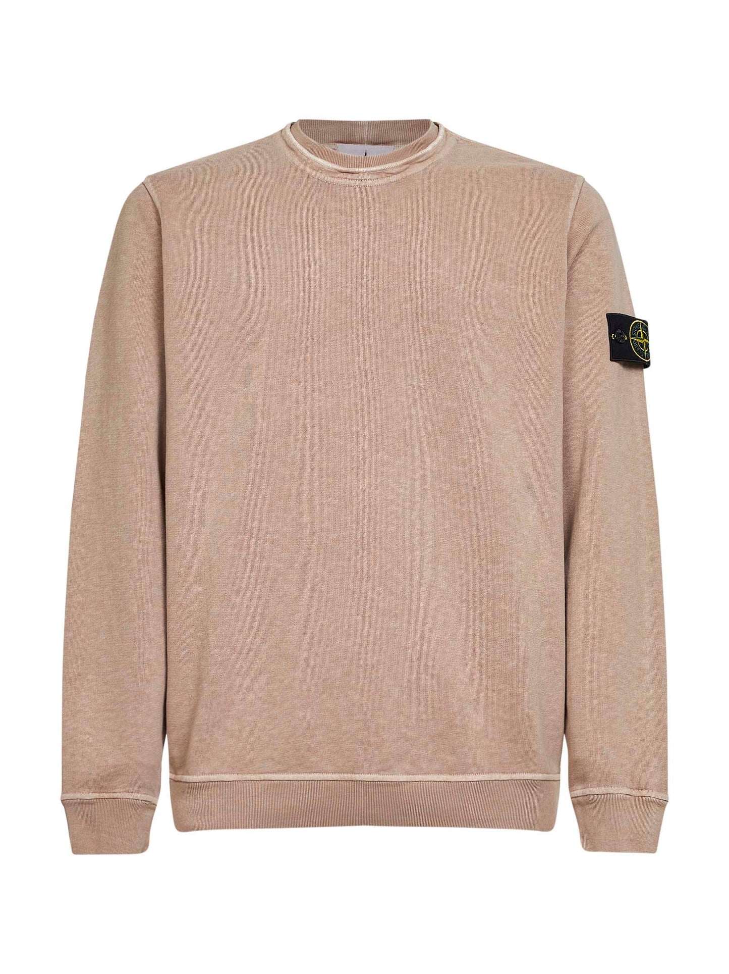 Stone Island Men Desert Slub-Effect Malfilé Cotton Sweatshirt STONE ISLAND