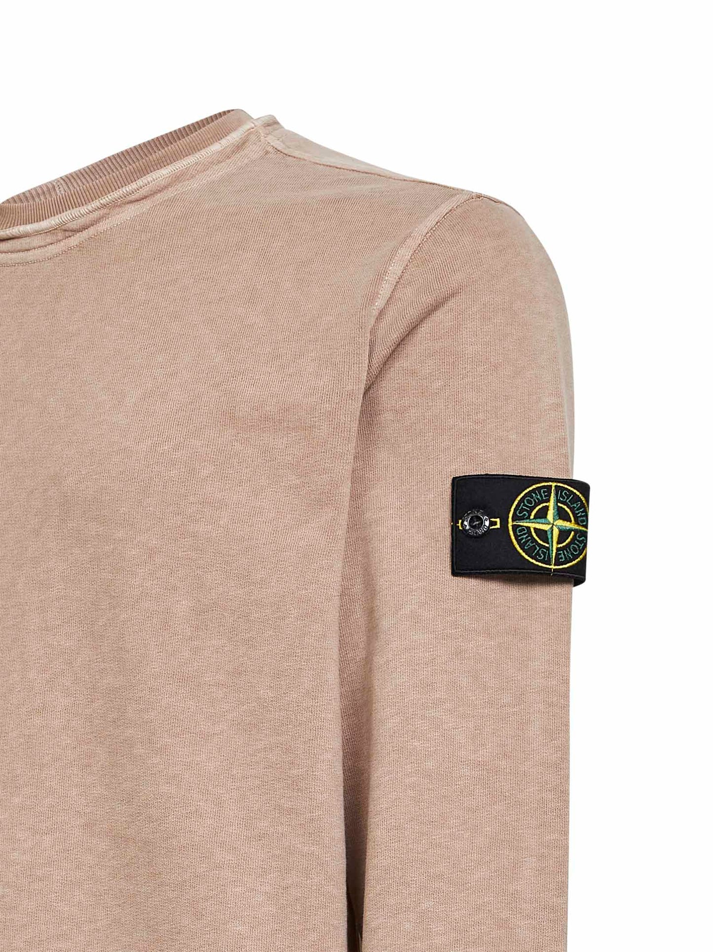 Stone Island Men Desert Slub-Effect Malfilé Cotton Sweatshirt STONE ISLAND