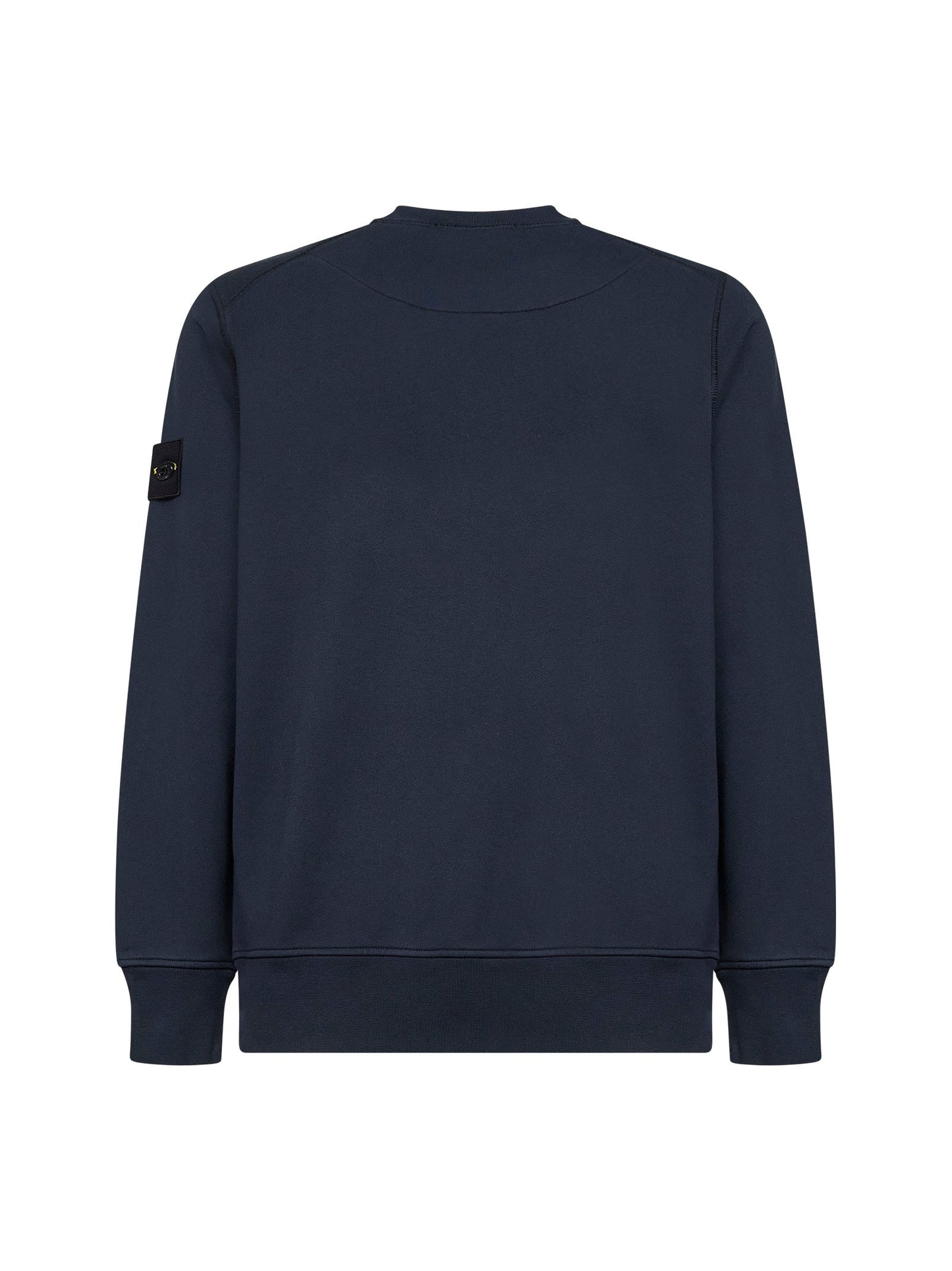 Stone Island Men Blue Organic Cotton Crewneck Sweatshirt<Br/> STONE ISLAND