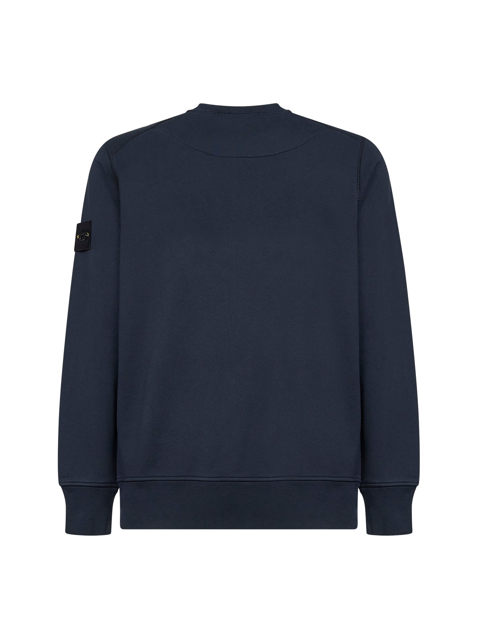 Stone Island Men Blue Organic Cotton Crewneck Sweatshirt<Br/> STONE ISLAND