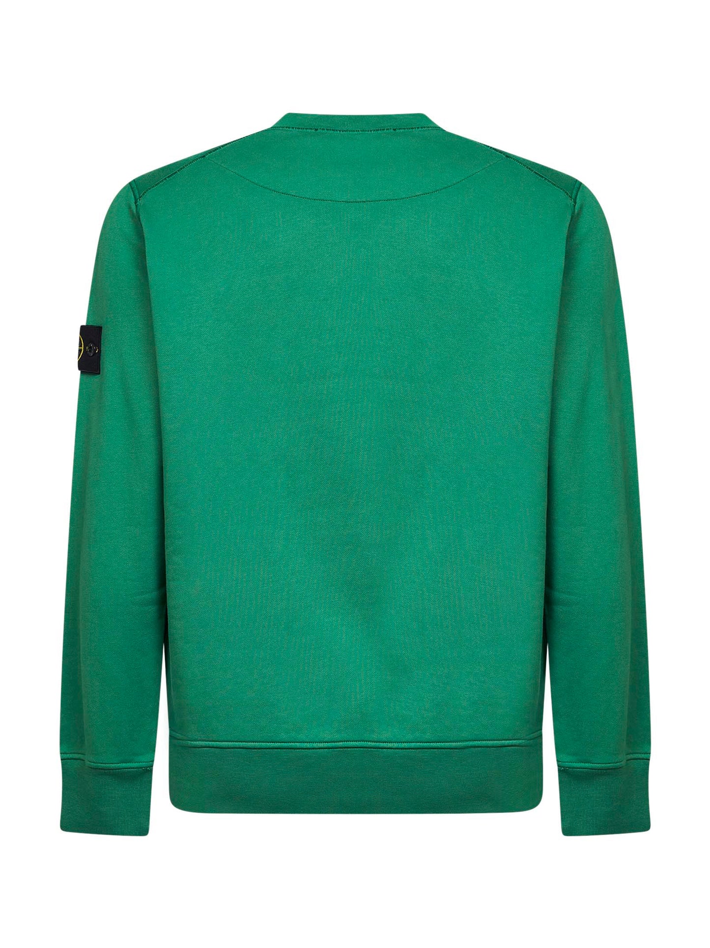 Stone Island Men Malachite Organic Cotton Crewneck Sweatshirt STONE ISLAND