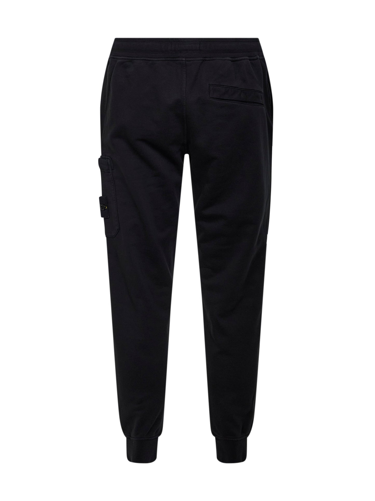 Stone Island Men Black Organic Cotton Jogger Trousers STONE ISLAND