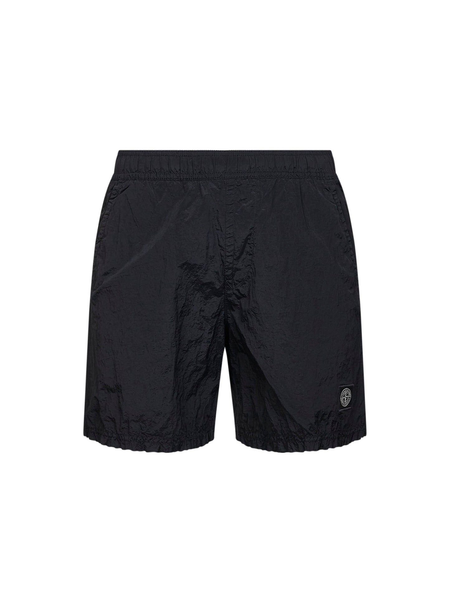Stone Island Men Black Nylon Metal Swim Shorts<Br/> STONE ISLAND