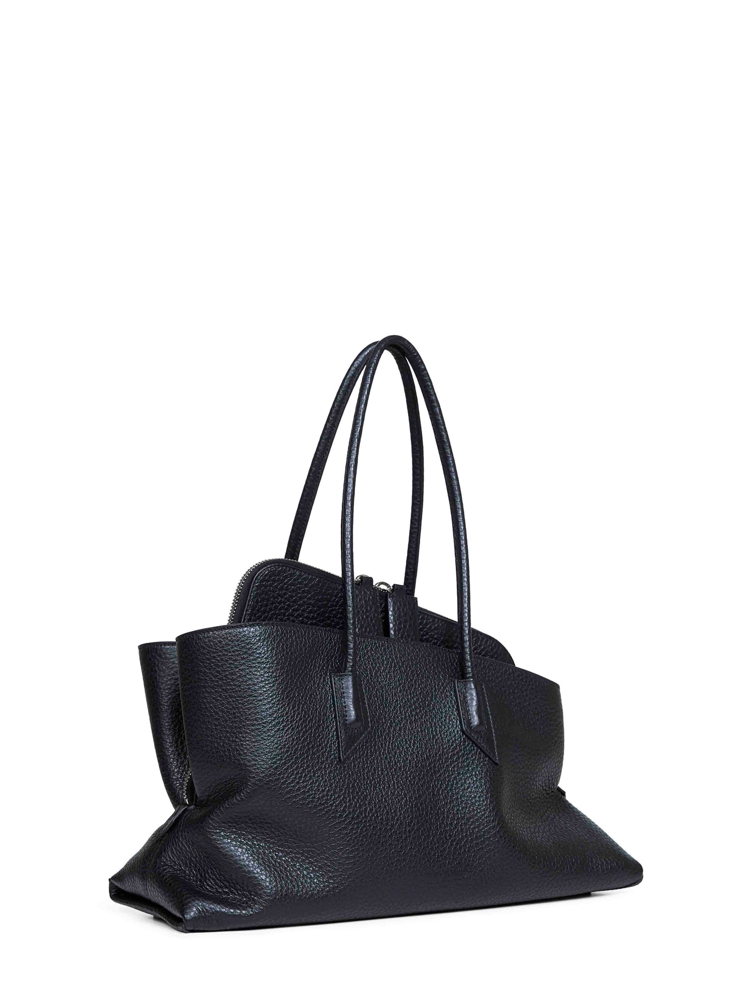 The Attico Women Black "La Passeggiata Medium" Top Handle Bag THE ATTICO