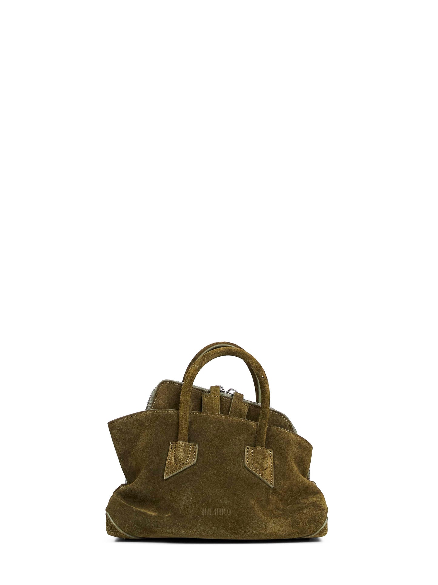 The Attico Women Khaki "La Passeggiata Mini" Top Handle Bag THE ATTICO