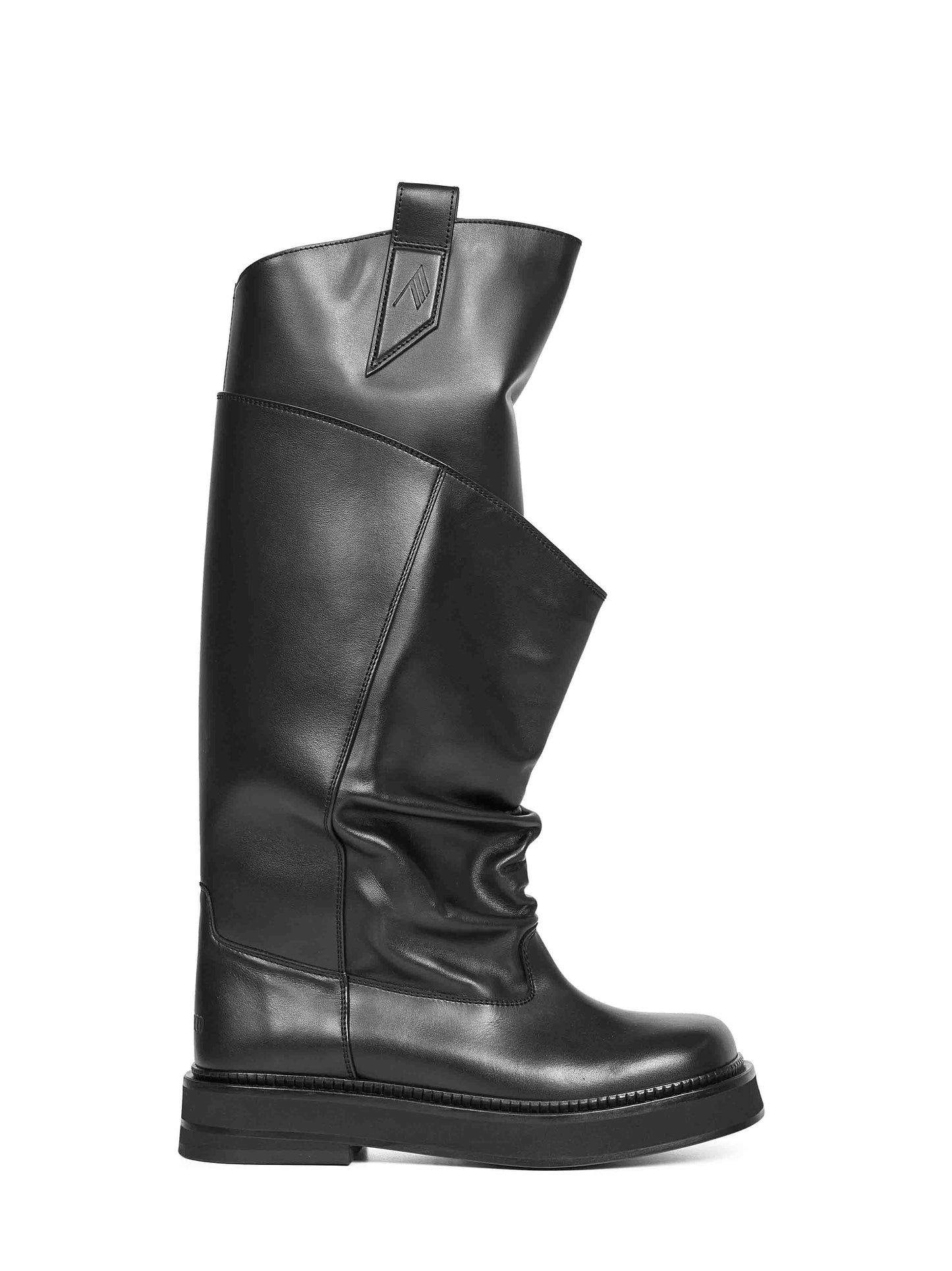 The Attico Women Black "New Robin Passeggiata" Combat Boots THE ATTICO