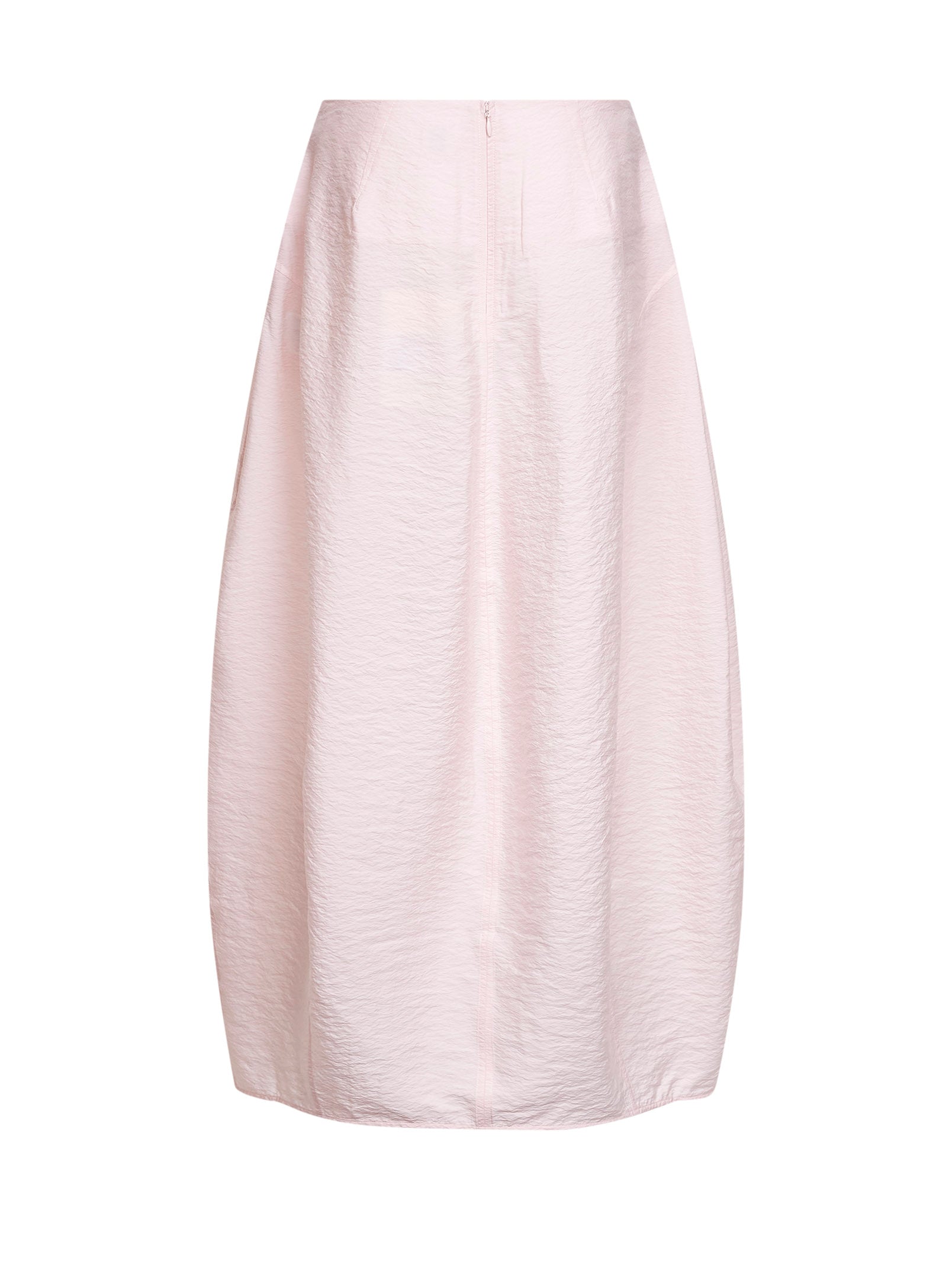 Toteme Women Bloom Silk Blend Long Parachute-Style Skirt TOTEME