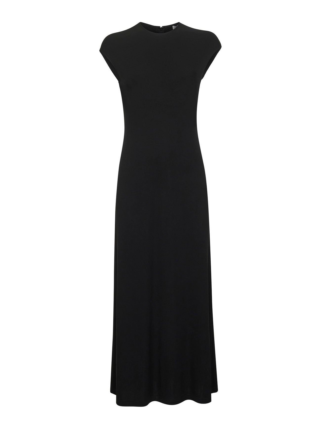 Toteme Women Black Fluid Stretch Jersey Everyday Long Dress TOTEME