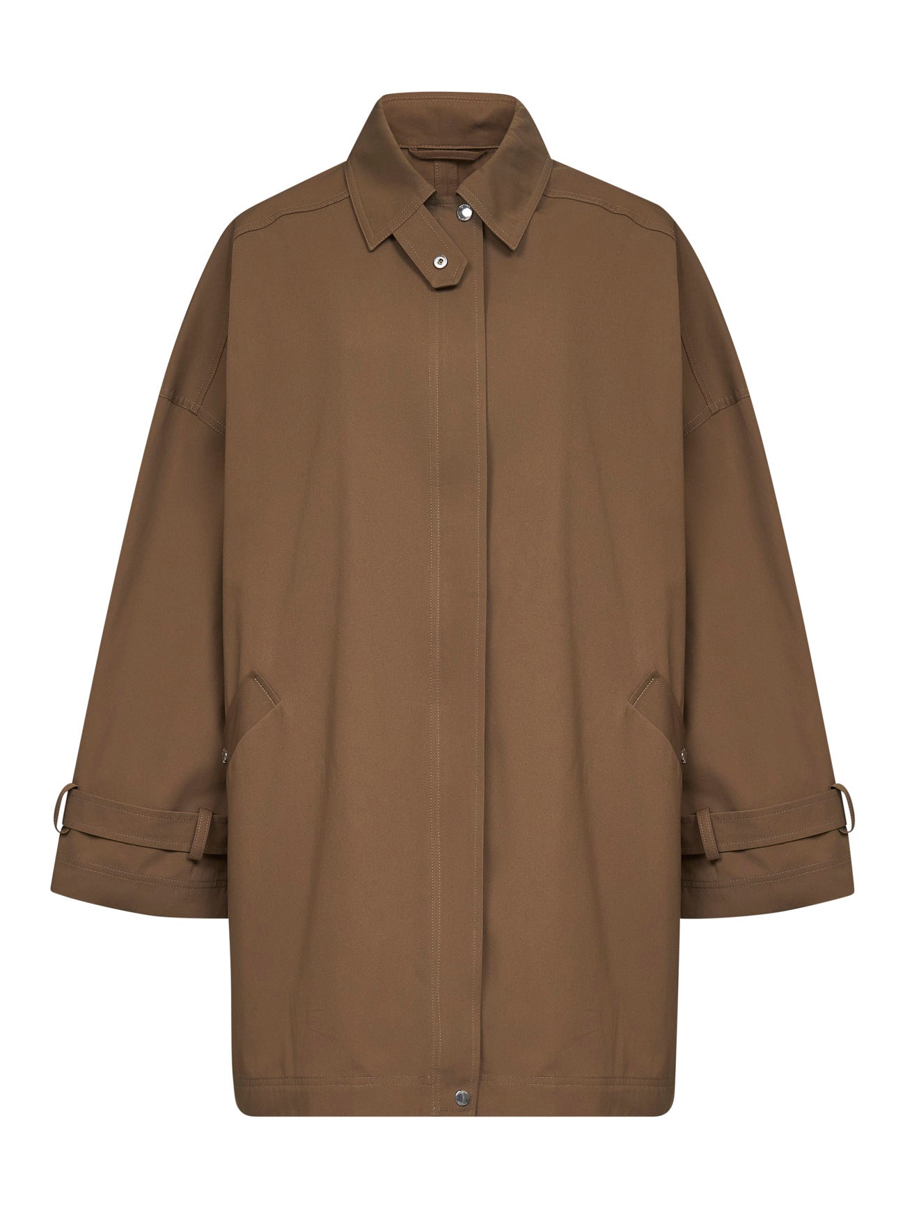 Toteme Women Hazel Organic Cotton Oversized Trench Jacket TOTEME