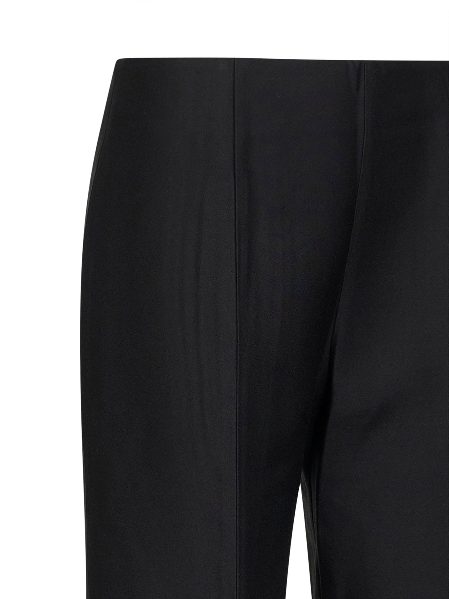 Toteme Women Black Wool And Silk Slim Evening Trousers TOTEME