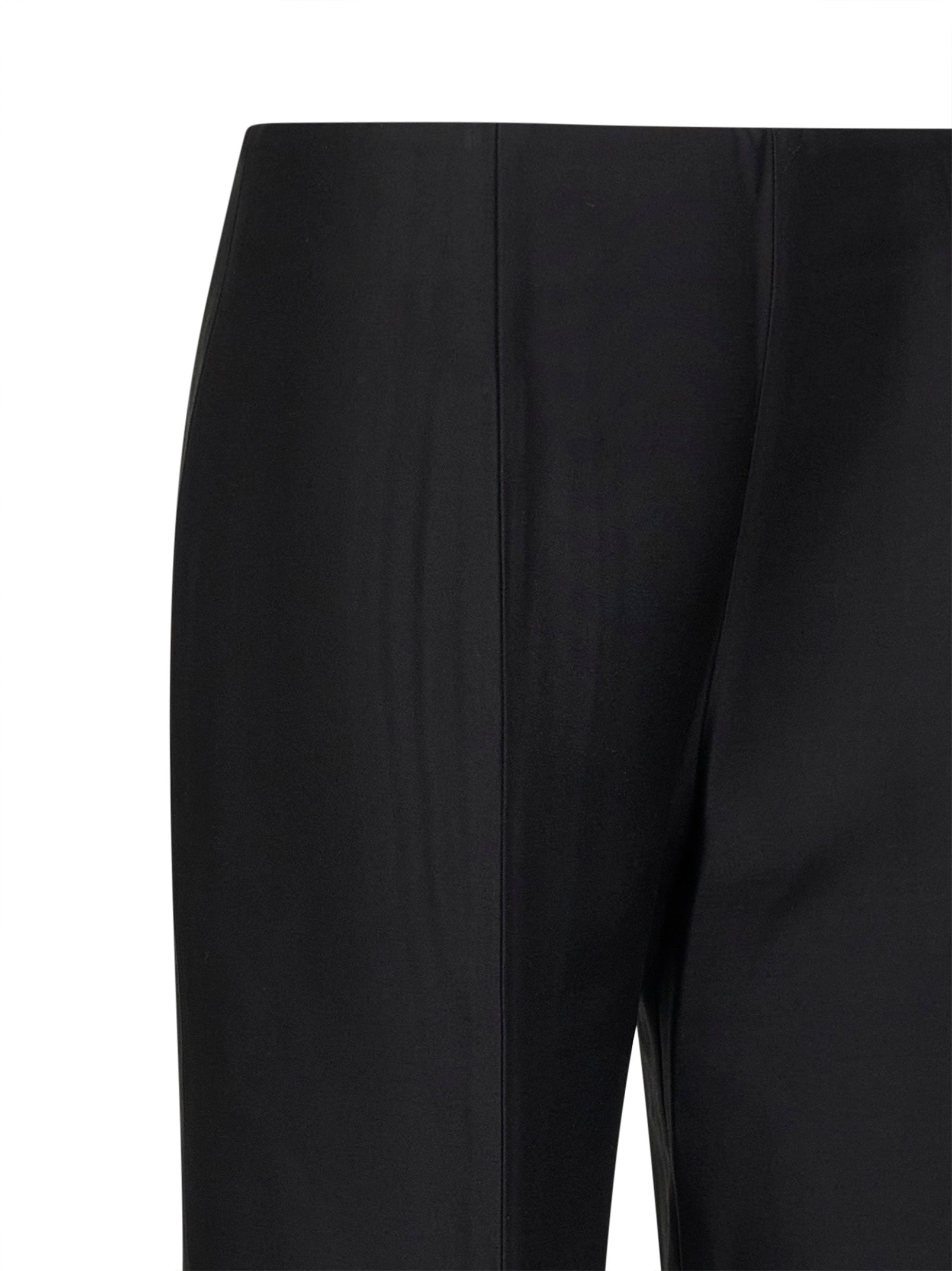 Toteme Women Black Wool And Silk Slim Evening Trousers TOTEME