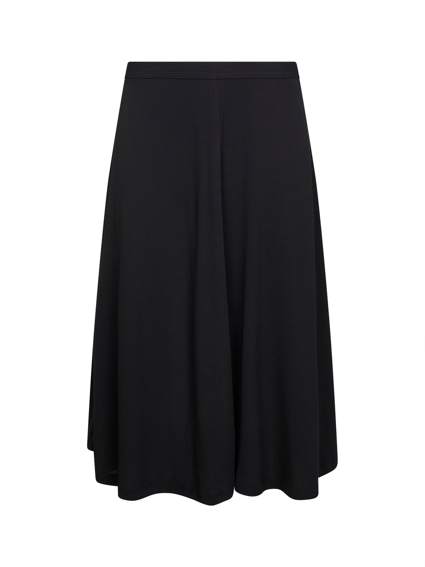 Toteme Women Black Fluid Jersey Midi Skirt TOTEME